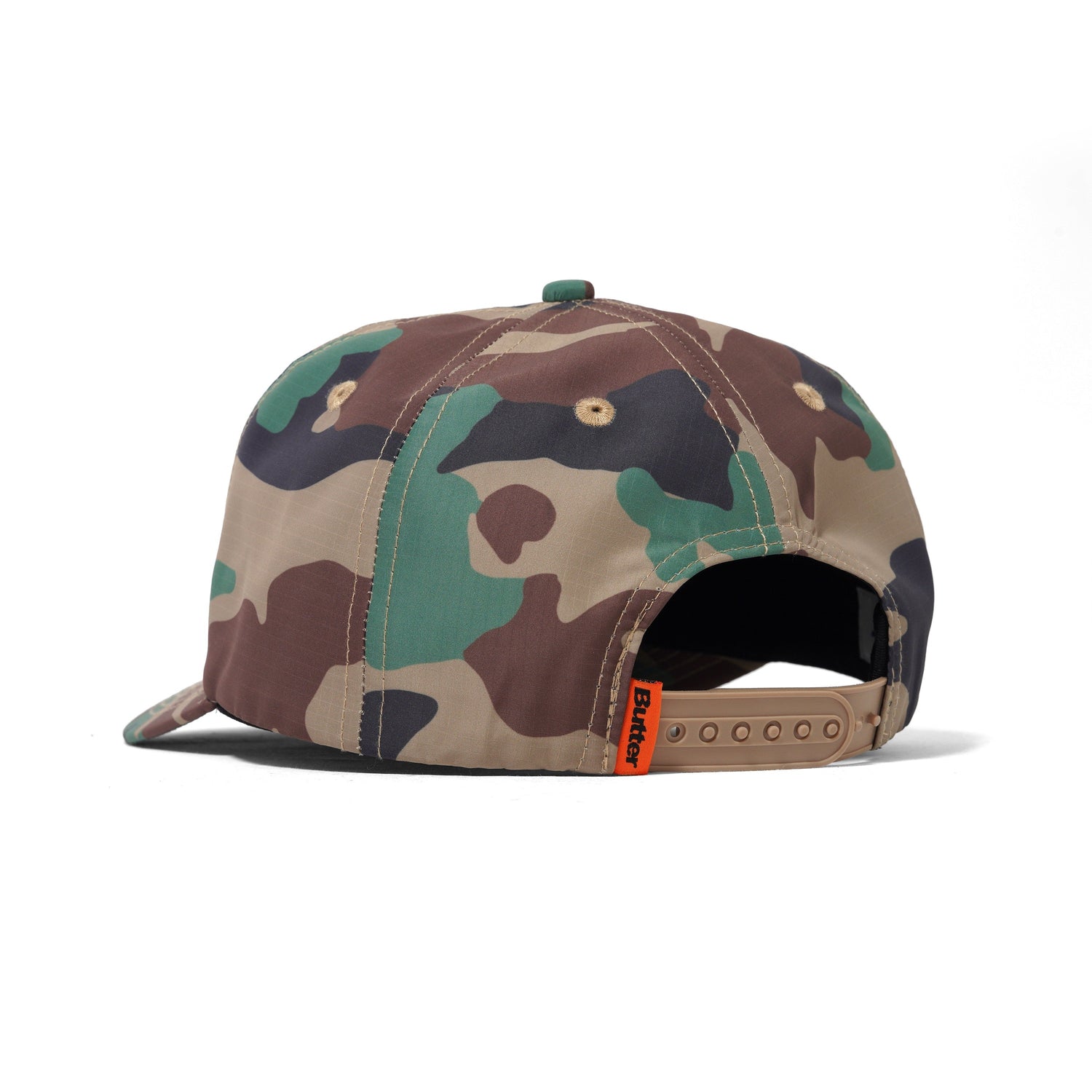 Glint Snapback Cap, Woodland Camo
