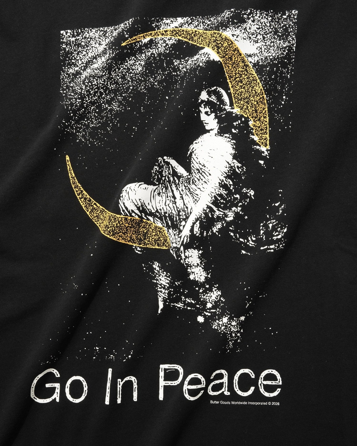 Go In Peace Tee, Black