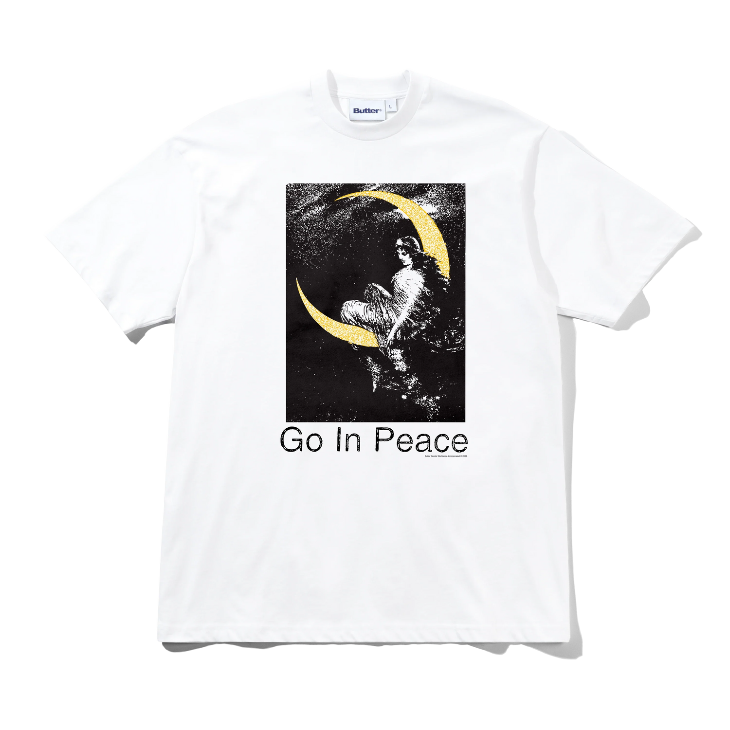 Go In Peace Tee, White