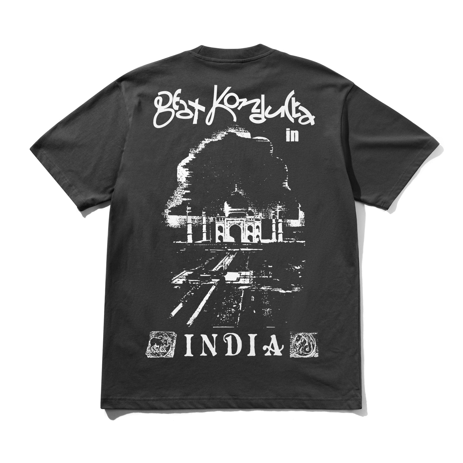 India Tee, Washed Black