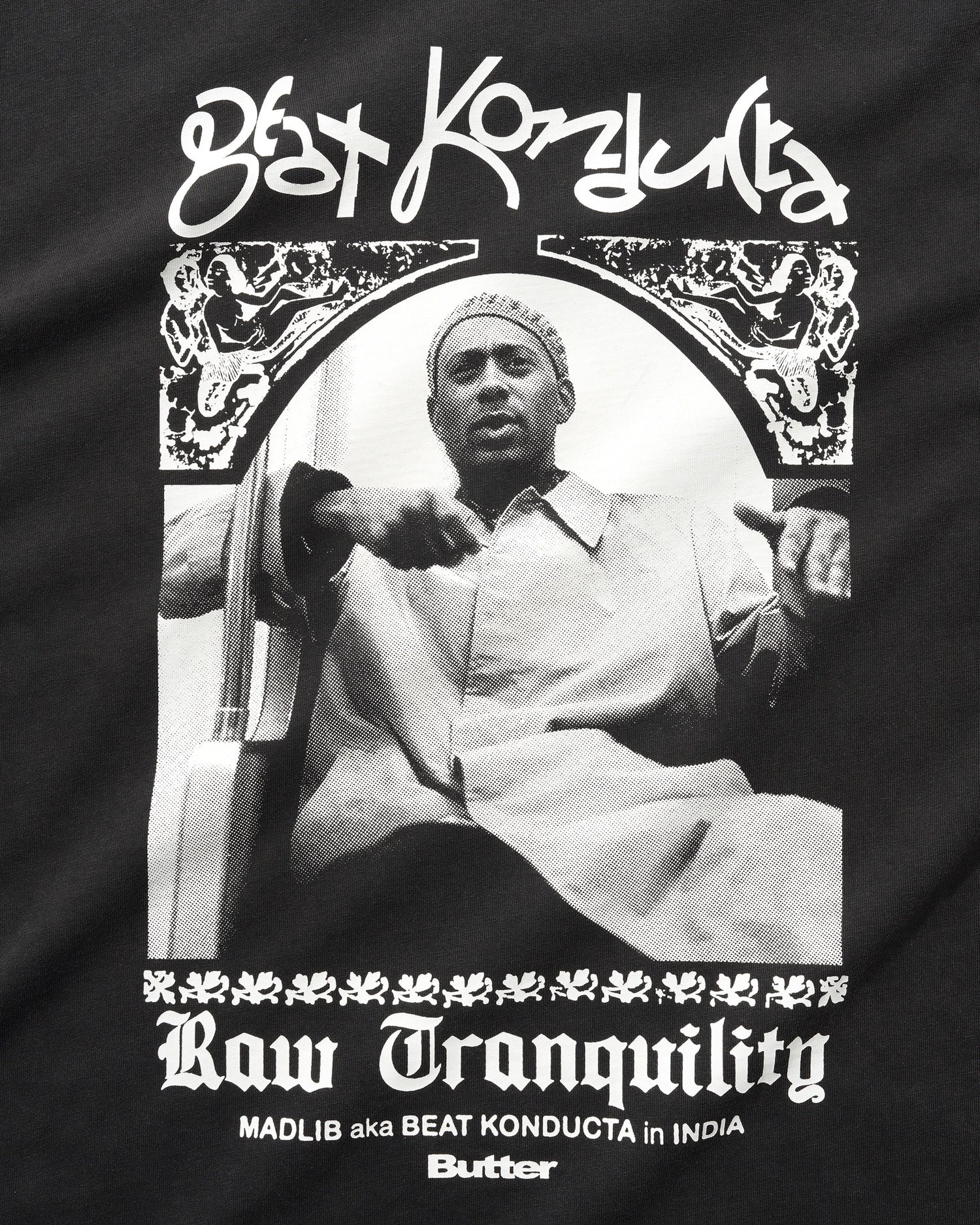 India Tee, Washed Black