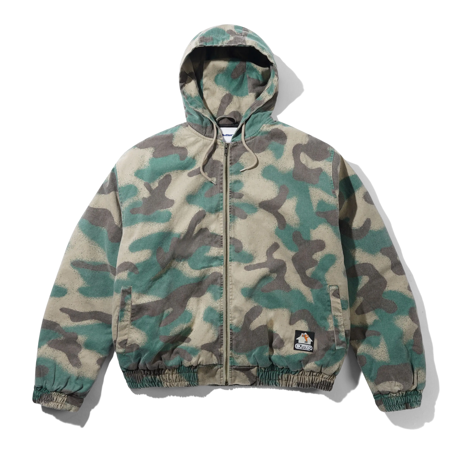 Insulated Work Jacket, Spray Camo