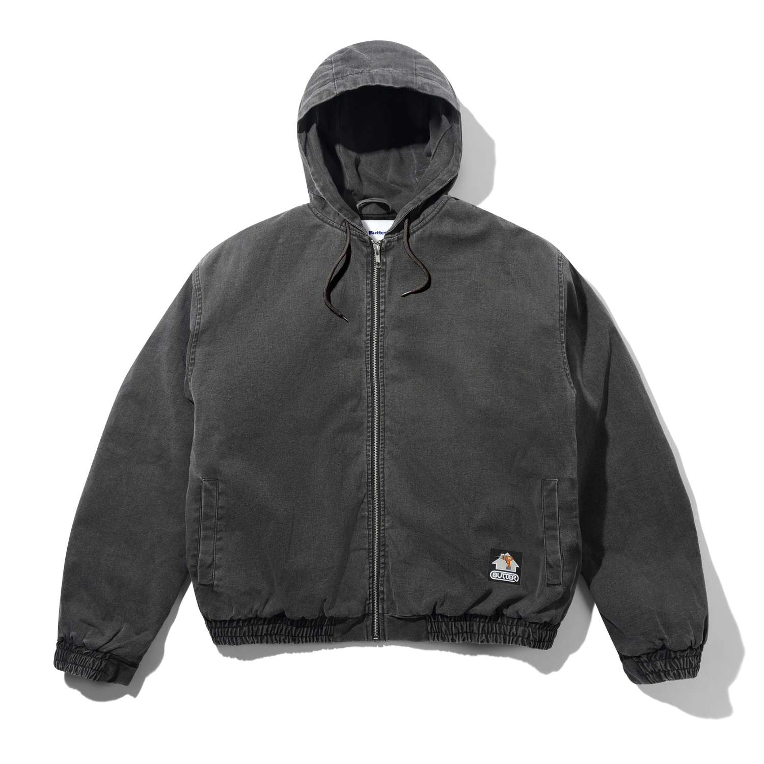 Insulated Work Jacket, Washed Black
