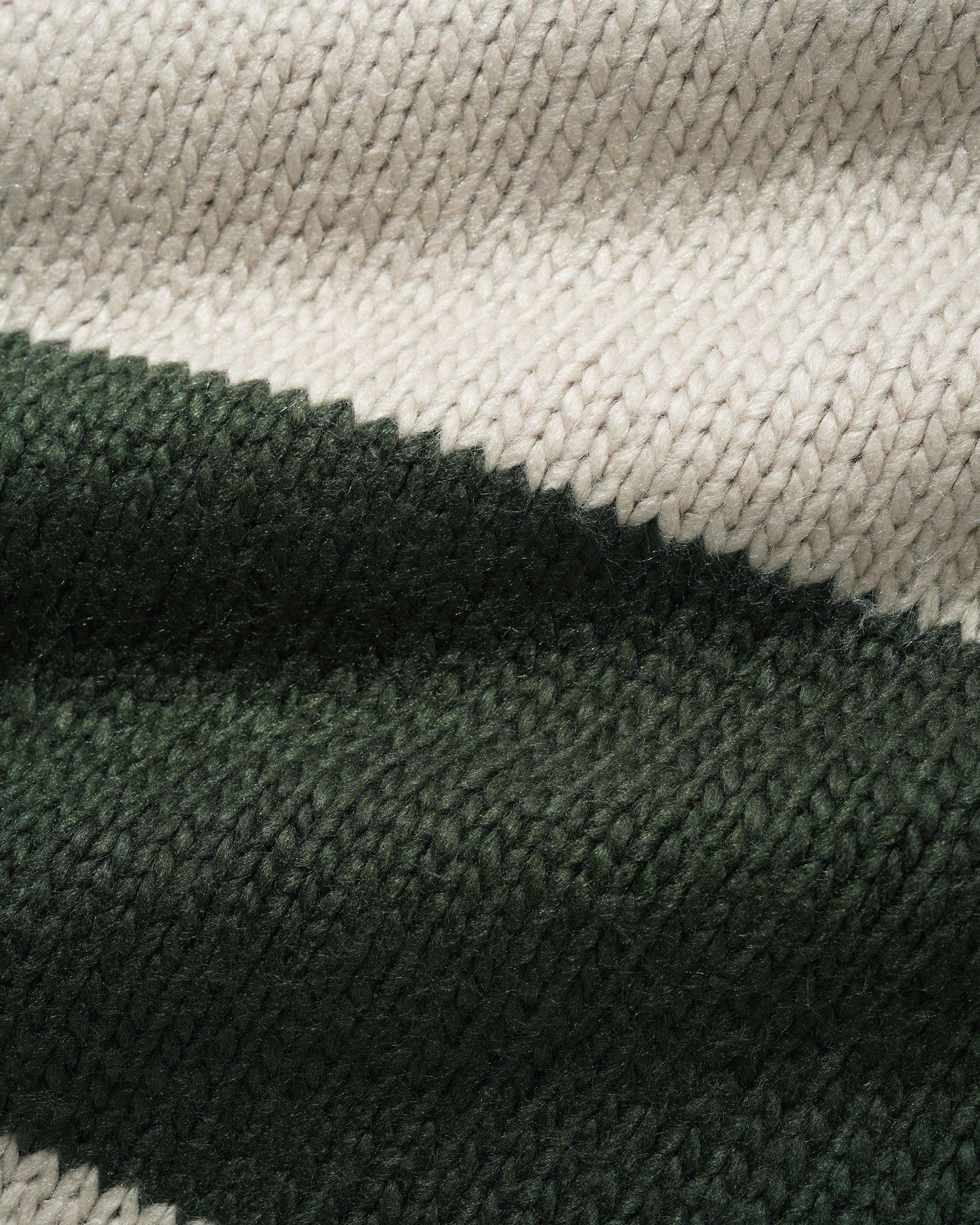 Jive Stripe Knit Sweater, Forest / Cream
