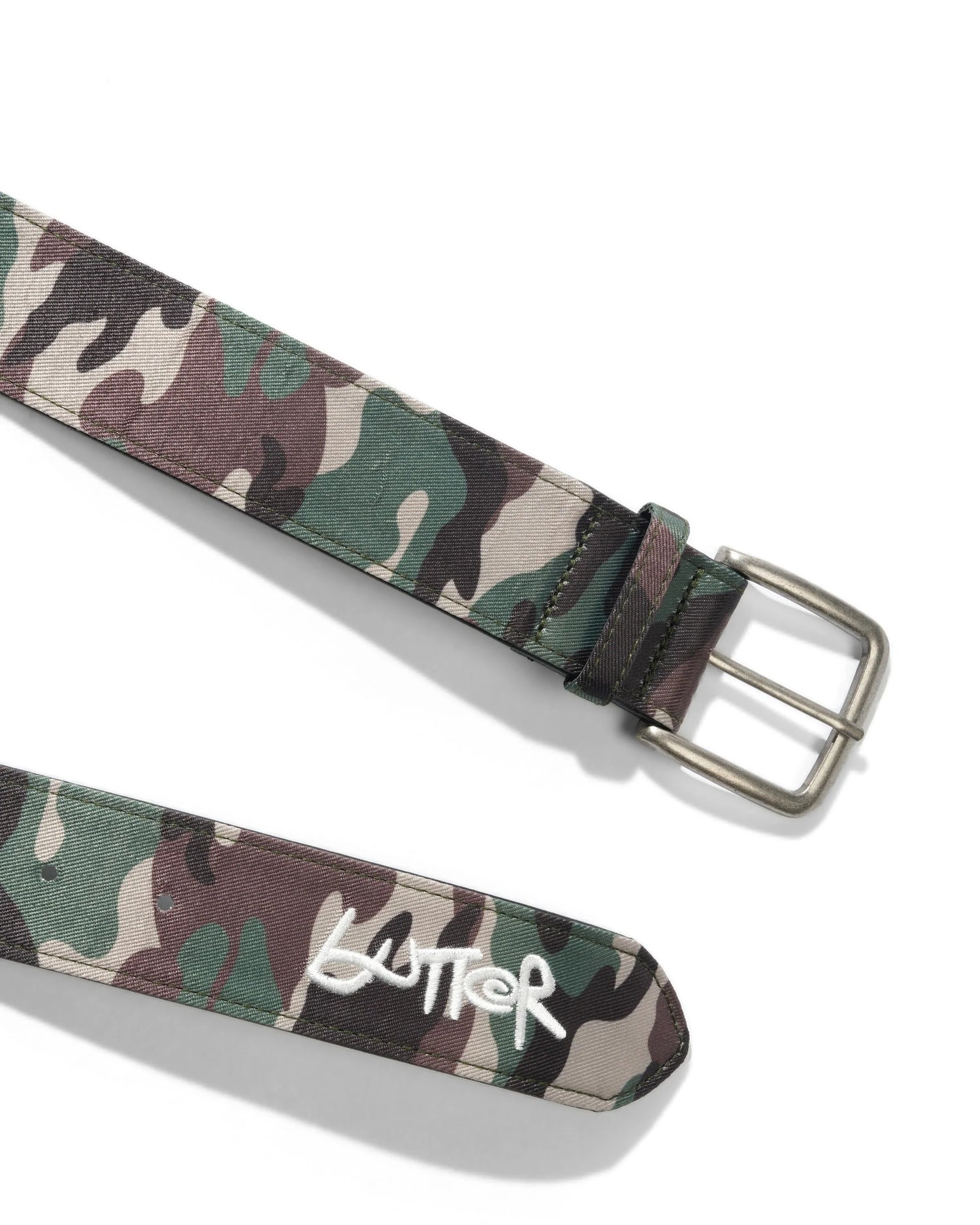 Layered Belt, Woodland Camo