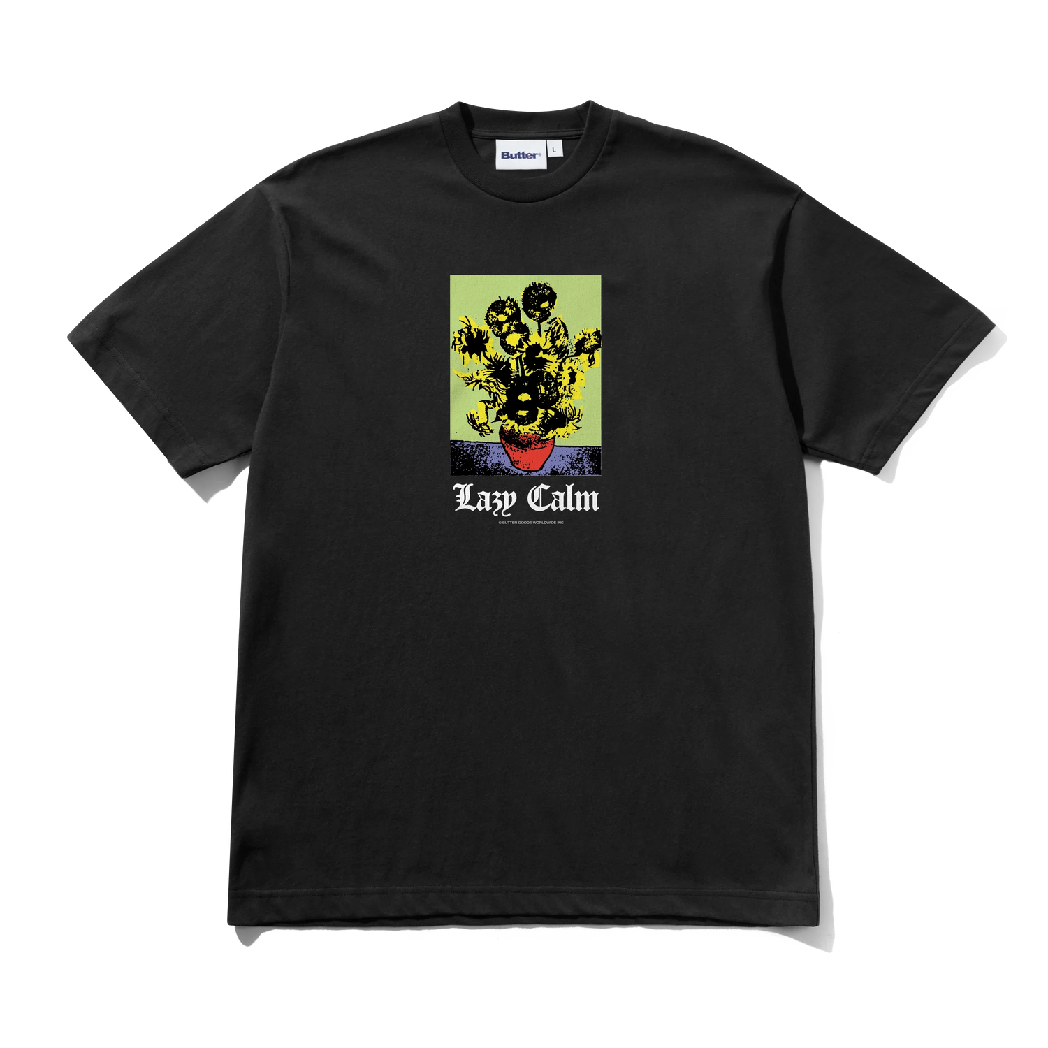 Lazy Calm Tee, Black