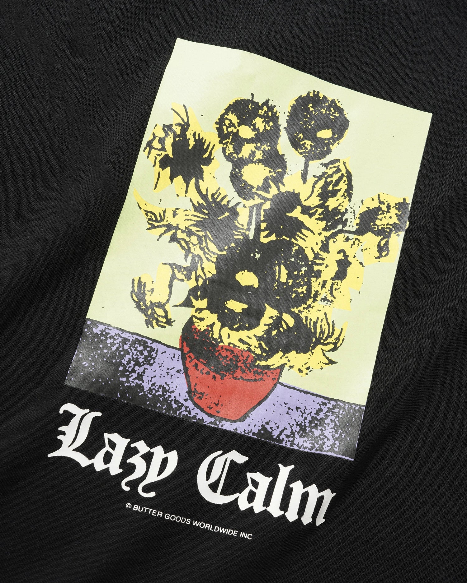 Lazy Calm Tee, Black