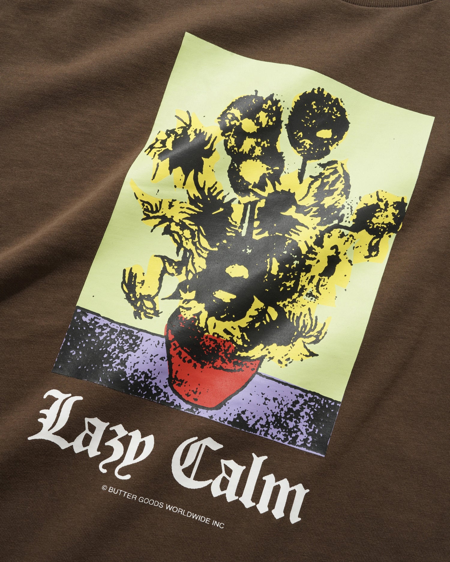 Lazy Calm Tee, Brown