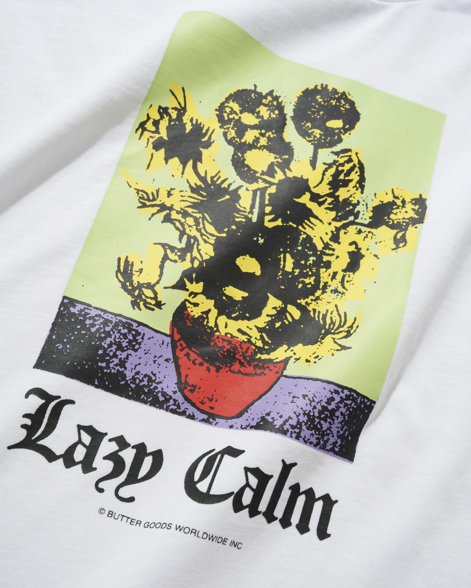 Lazy Calm Tee, White