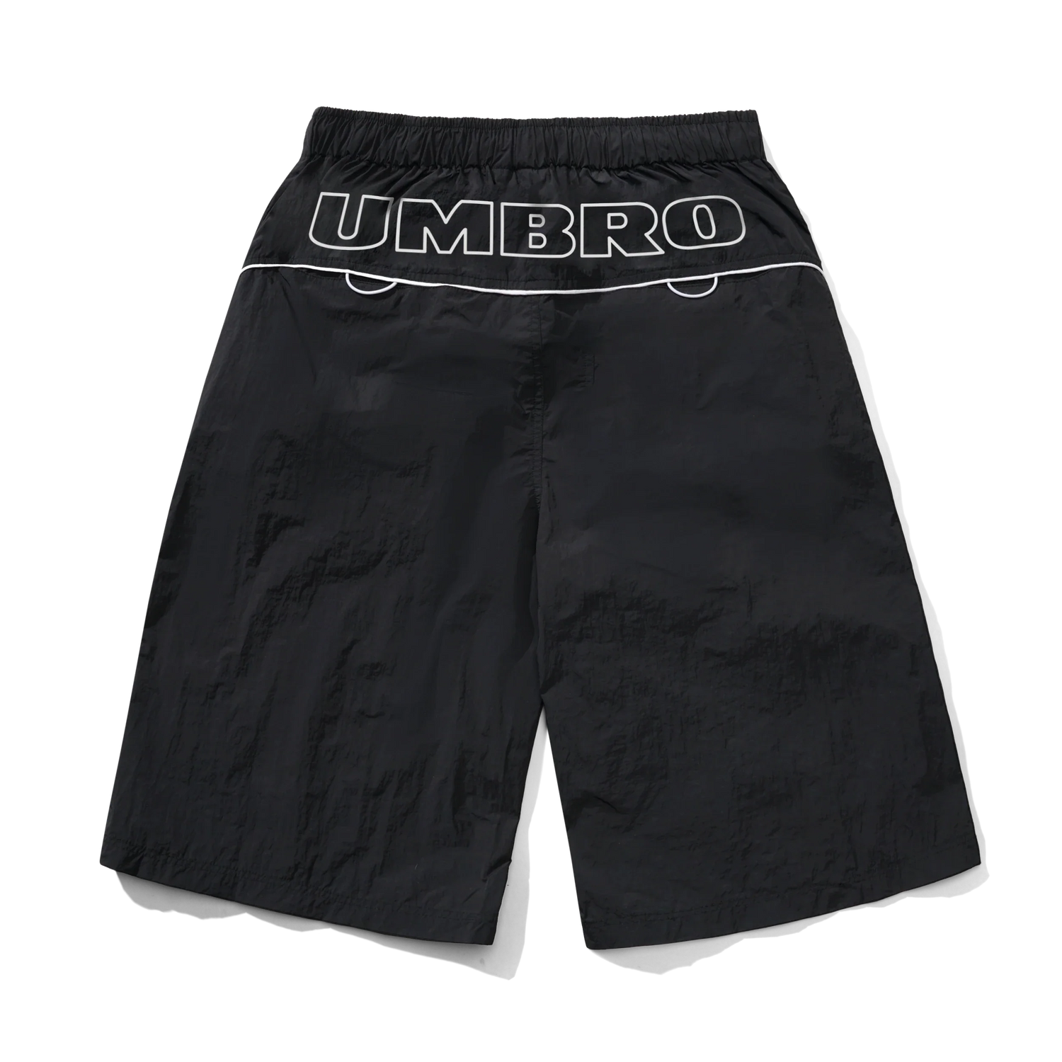 Long Track Shorts, Black