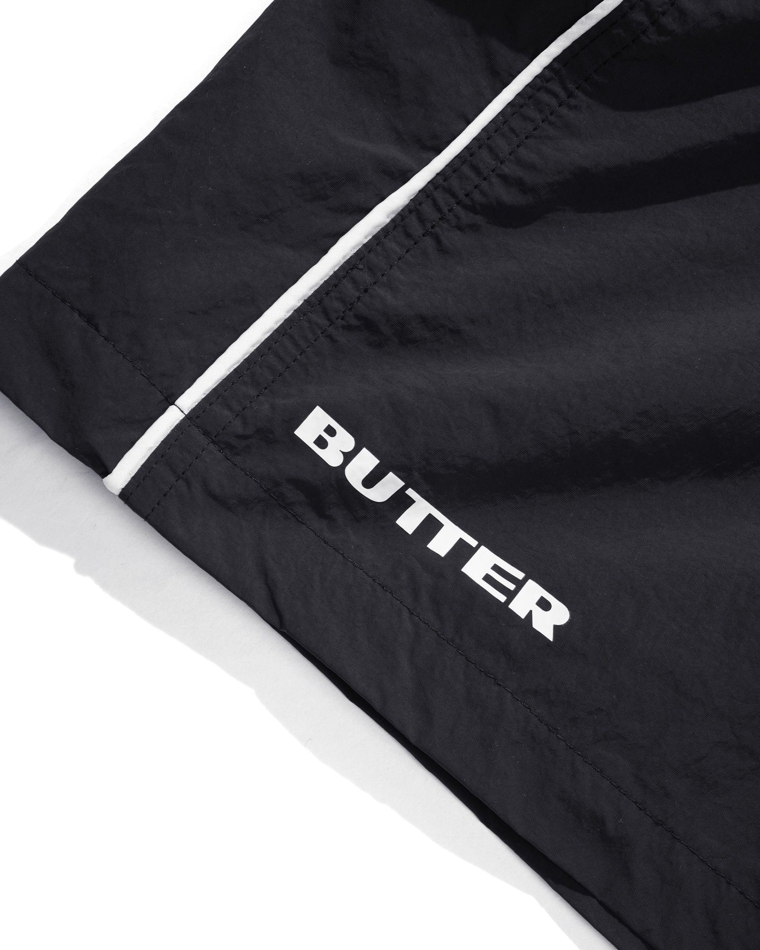 Long Track Shorts, Black