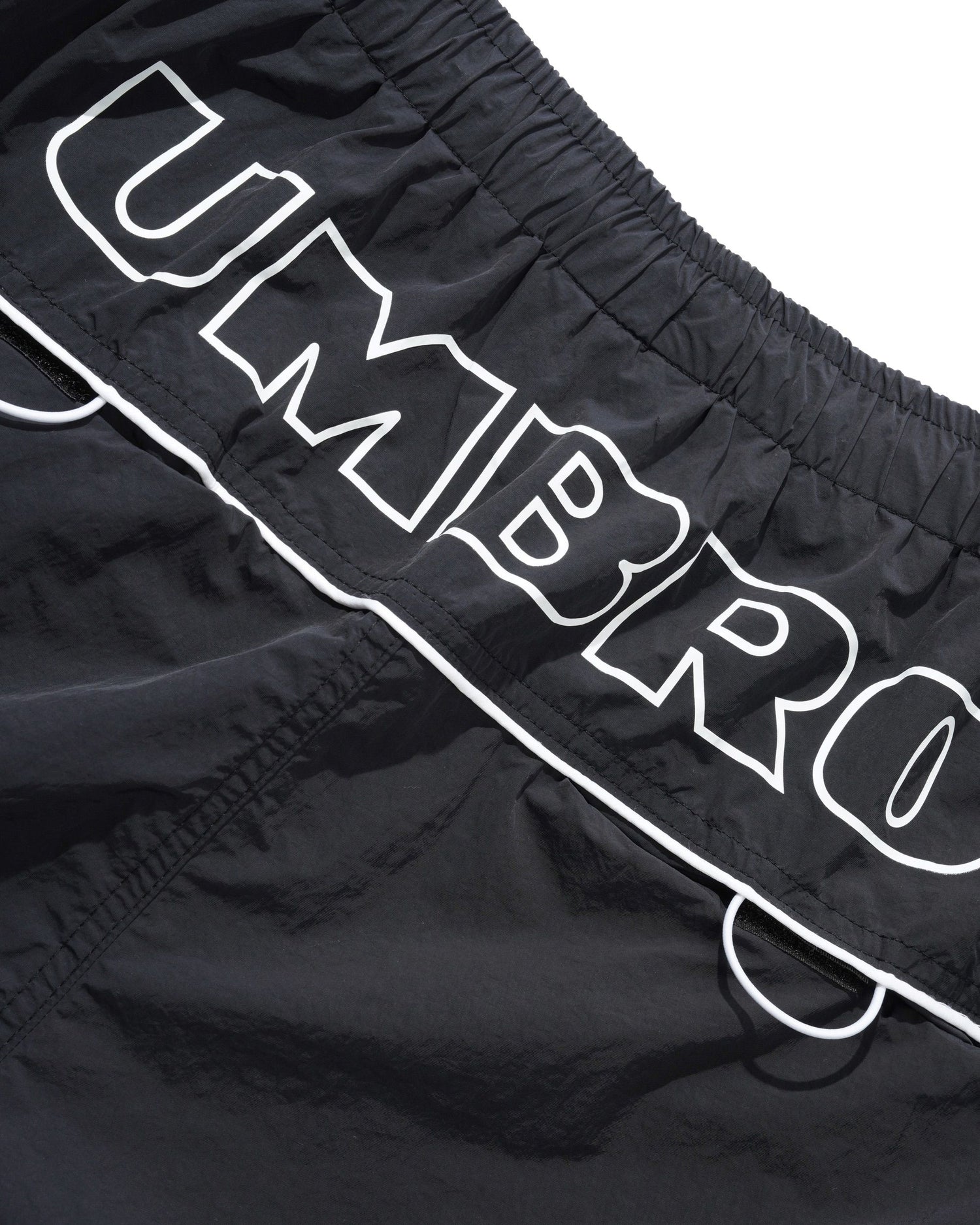 Long Track Shorts, Black