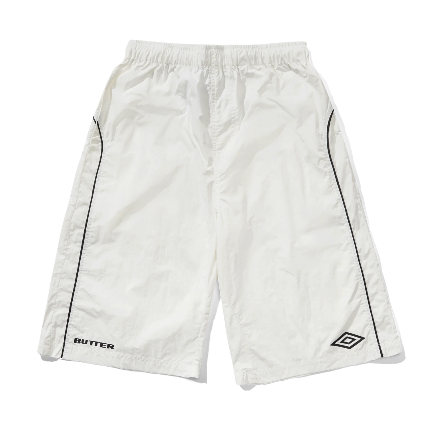 Long Track Shorts, White