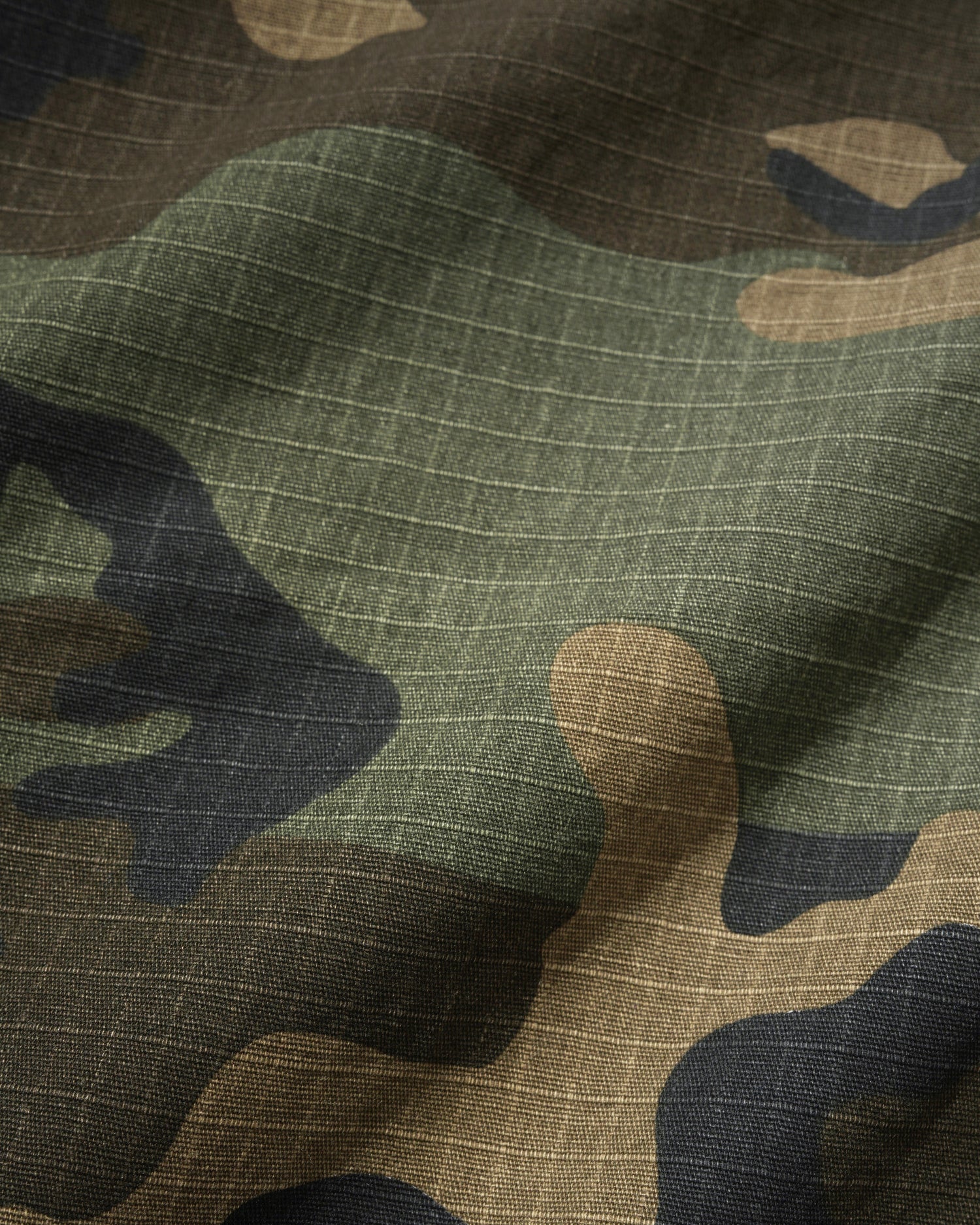 Loose Shorts, Woodland Ripstop Camo