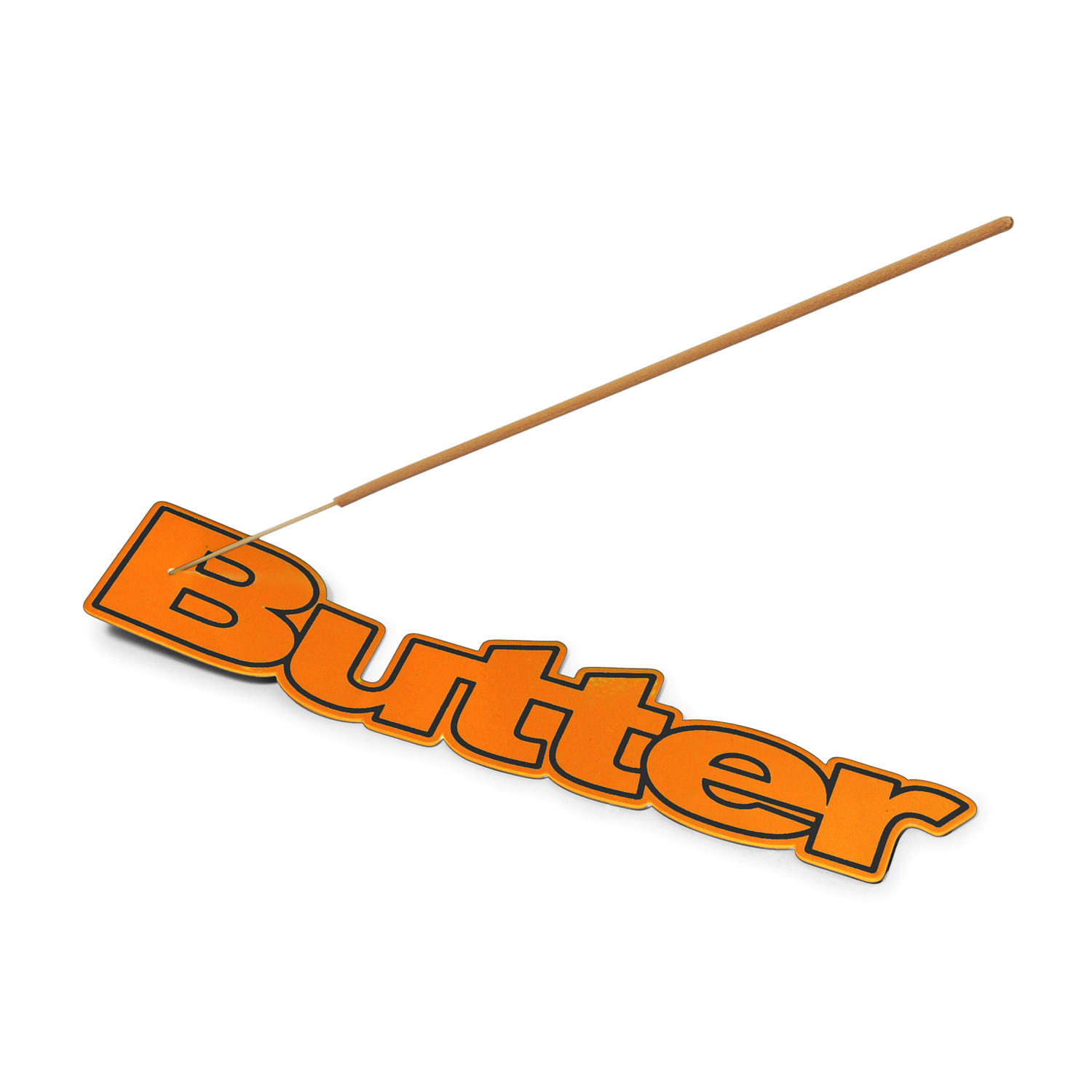 Metal Incense Holder, Orange