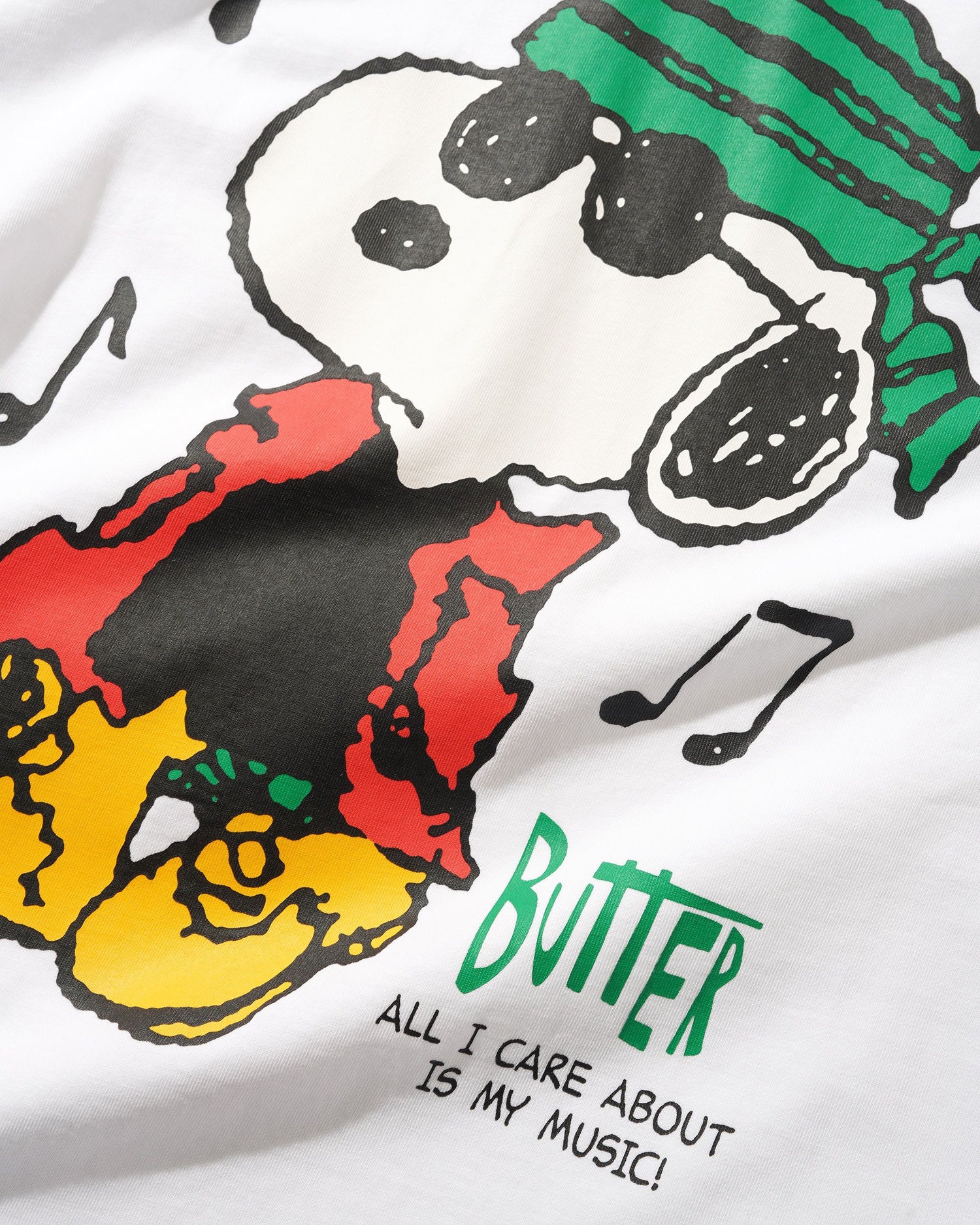Music Tee, White