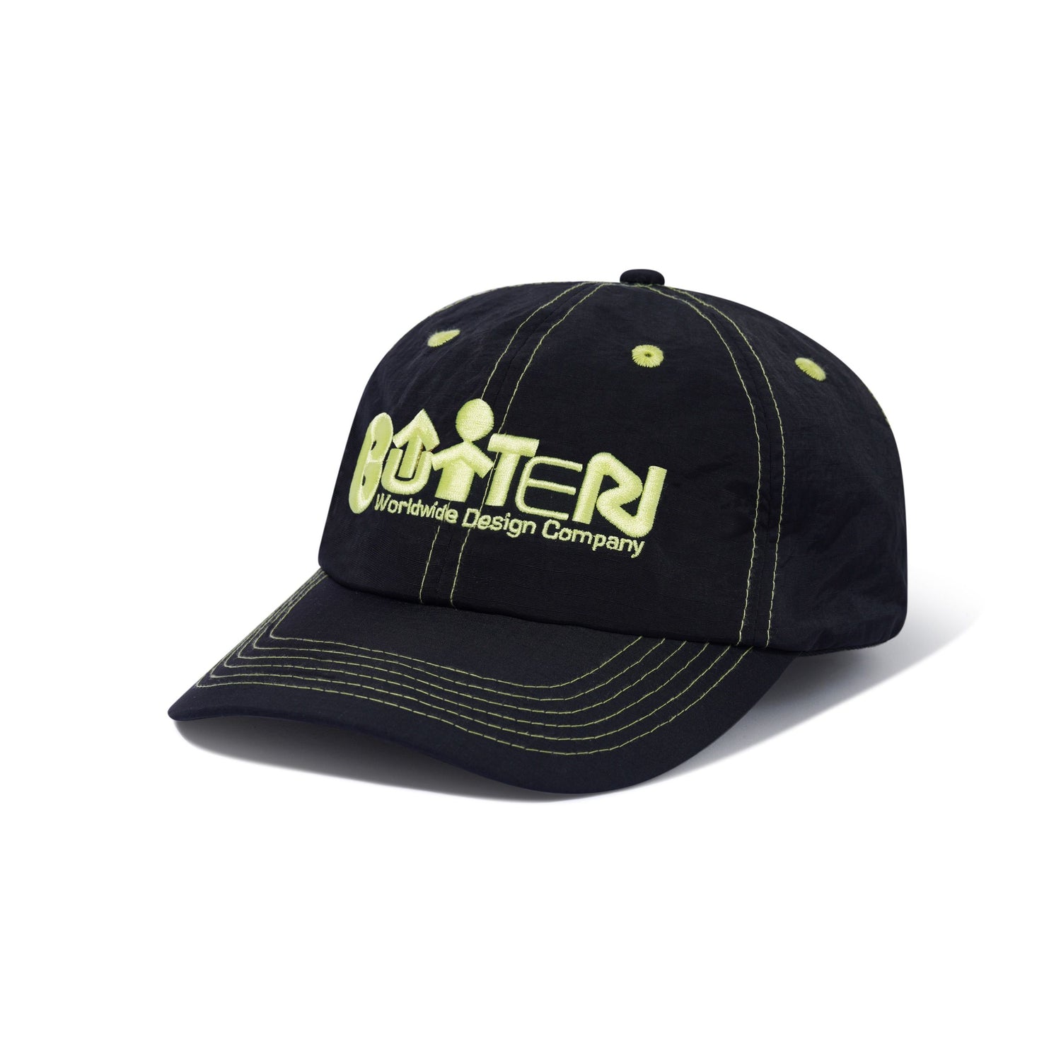 Design 6 Panel Cap, Black