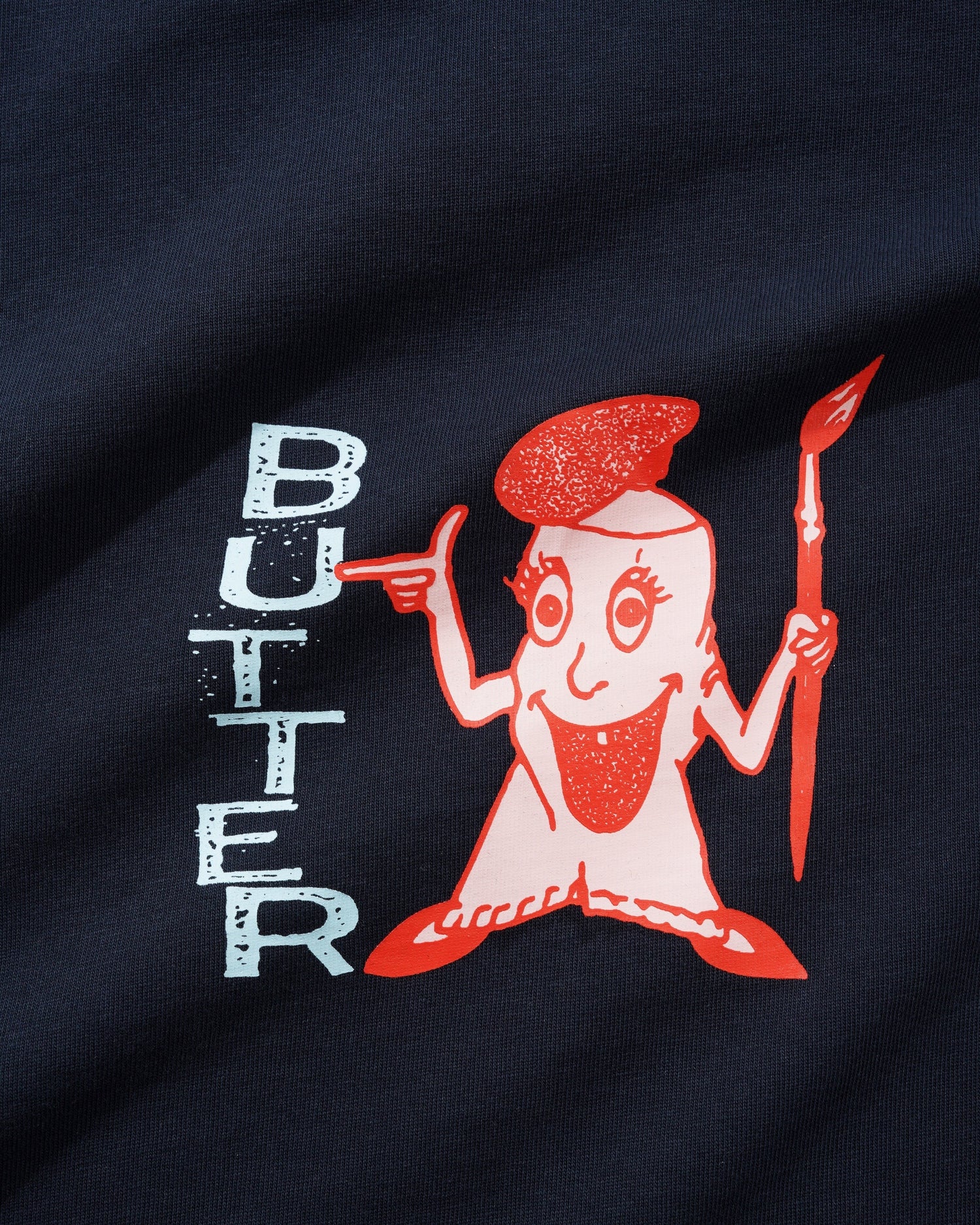 Paint Tee, Navy