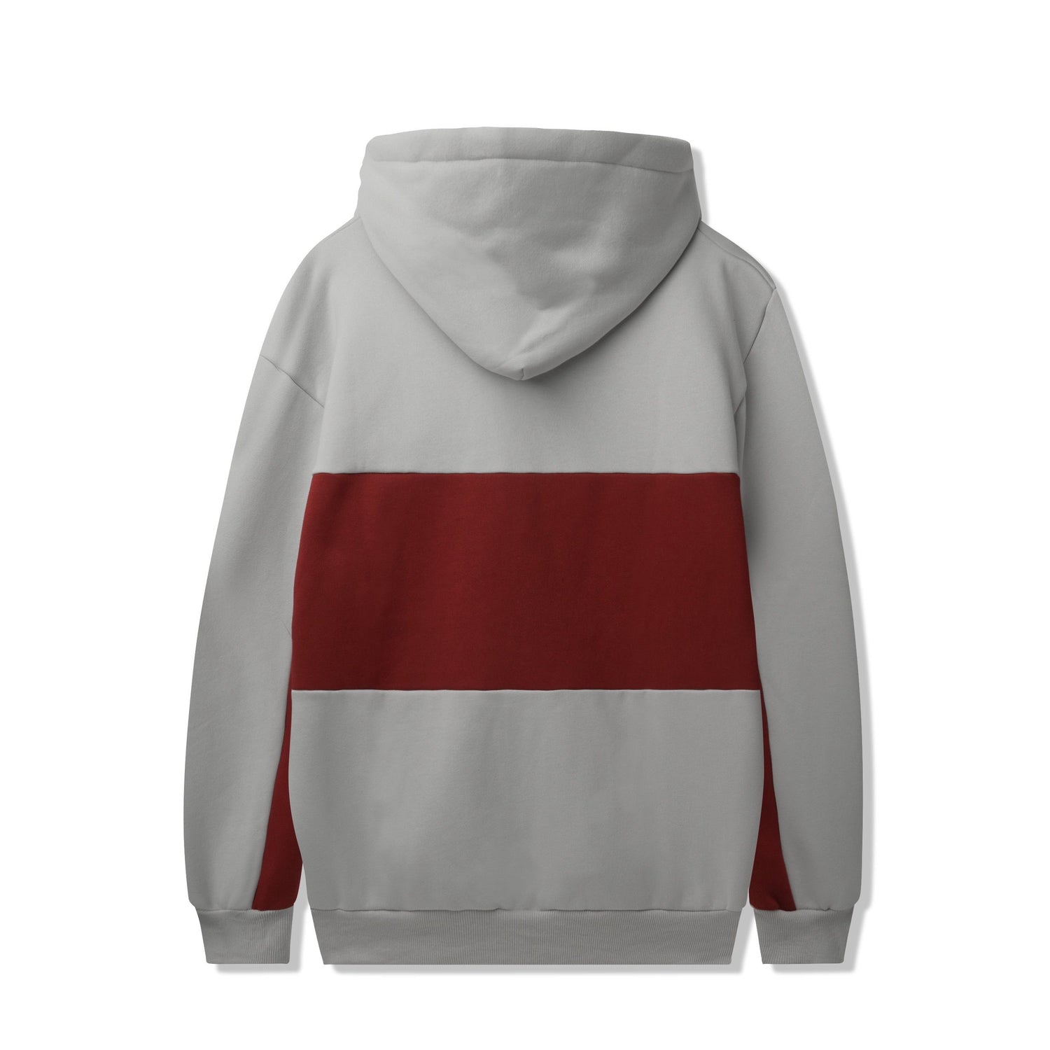 Panel Zip-Thru Hood, Grey