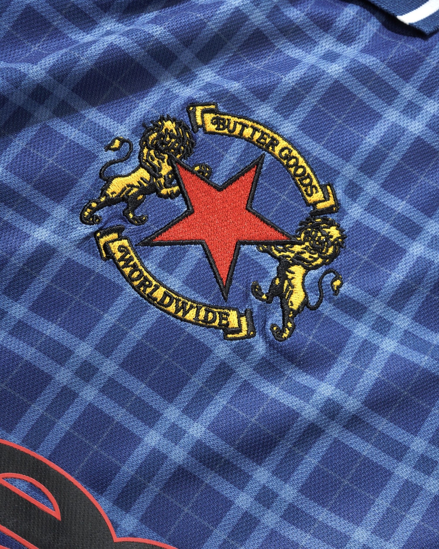 Plaid Jersey, Navy / Slate