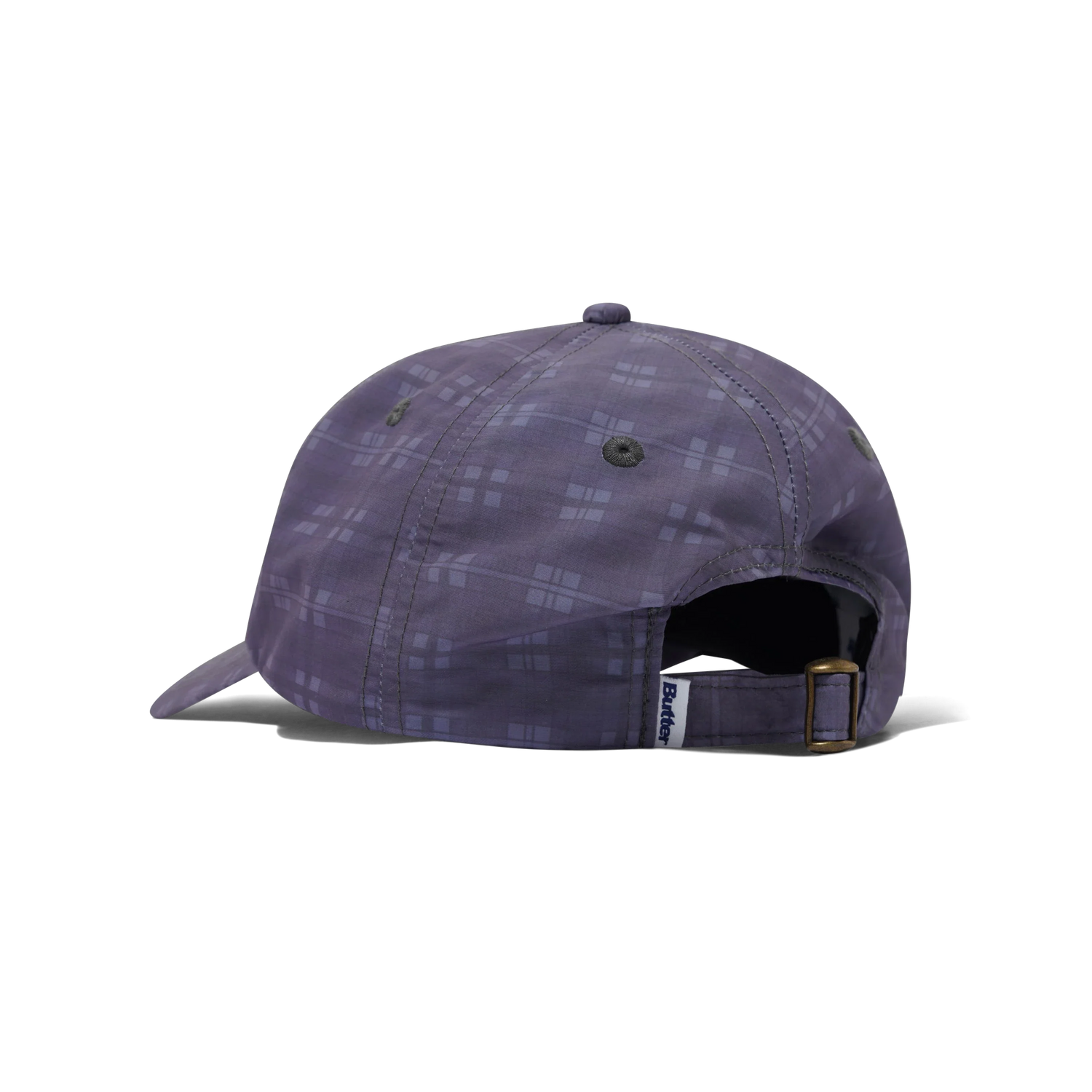 Plaid Terrain 6 Panel Cap, Slate