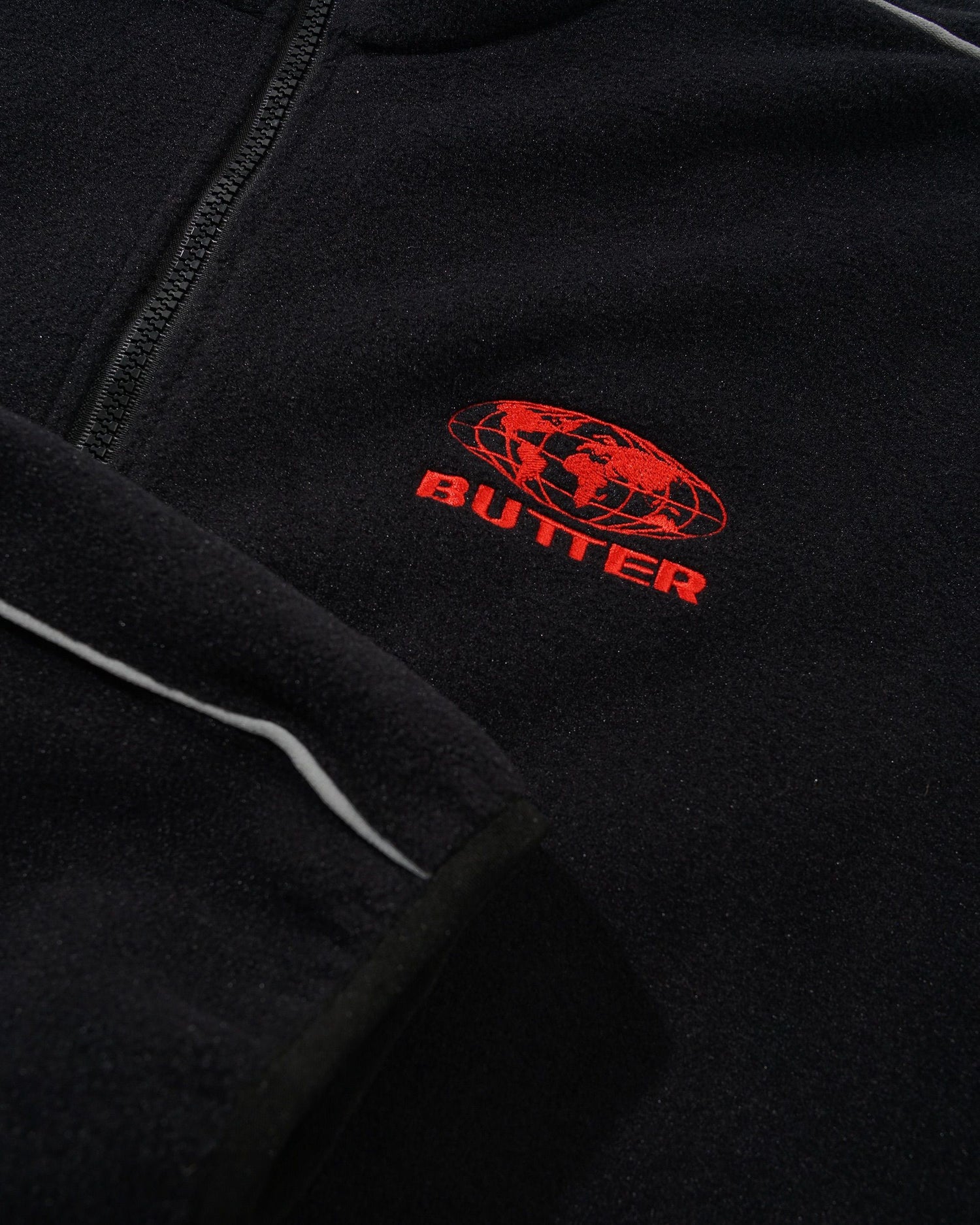 Polartec Zip-Thru Jacket, Black