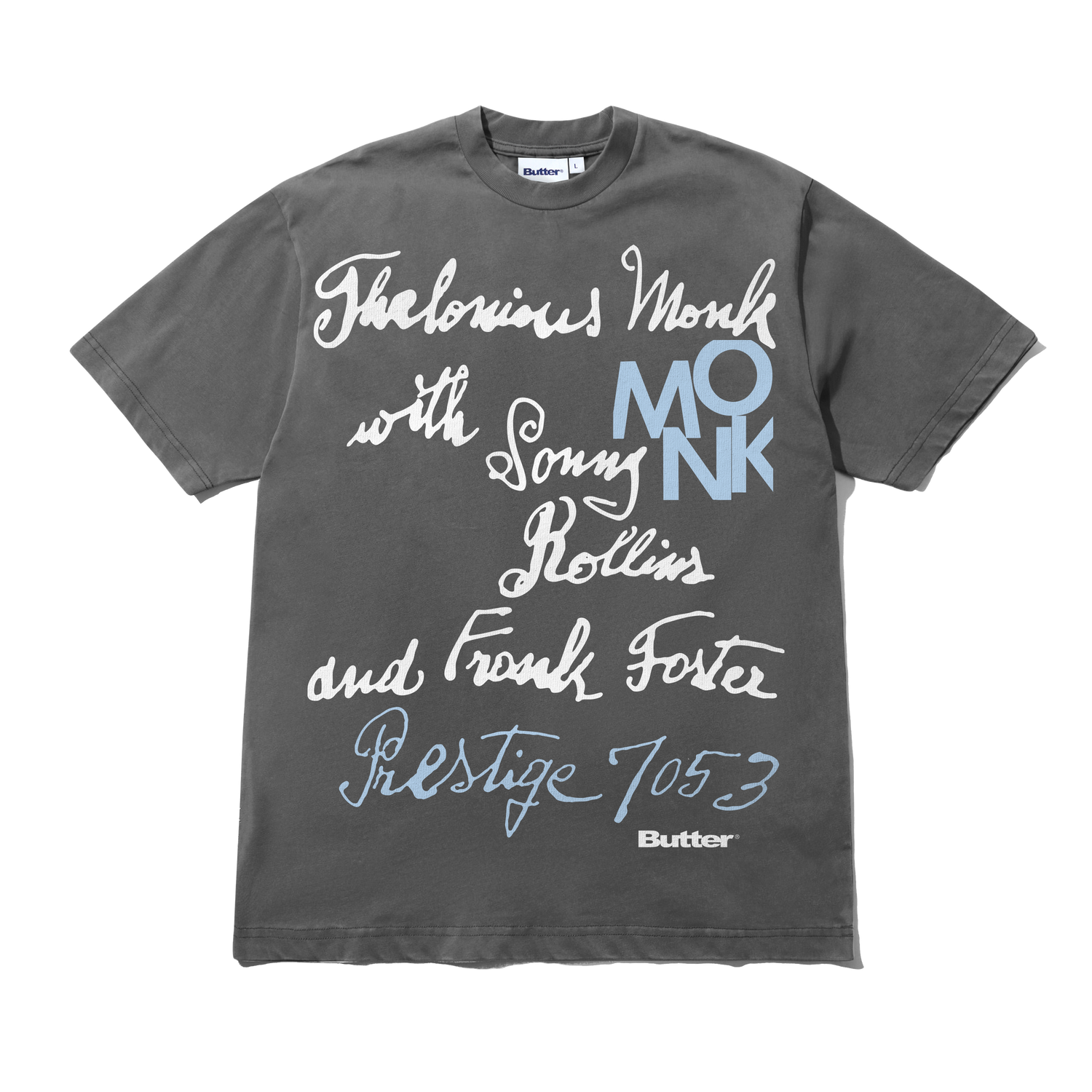 Prestige Tee, Washed Charcoal
