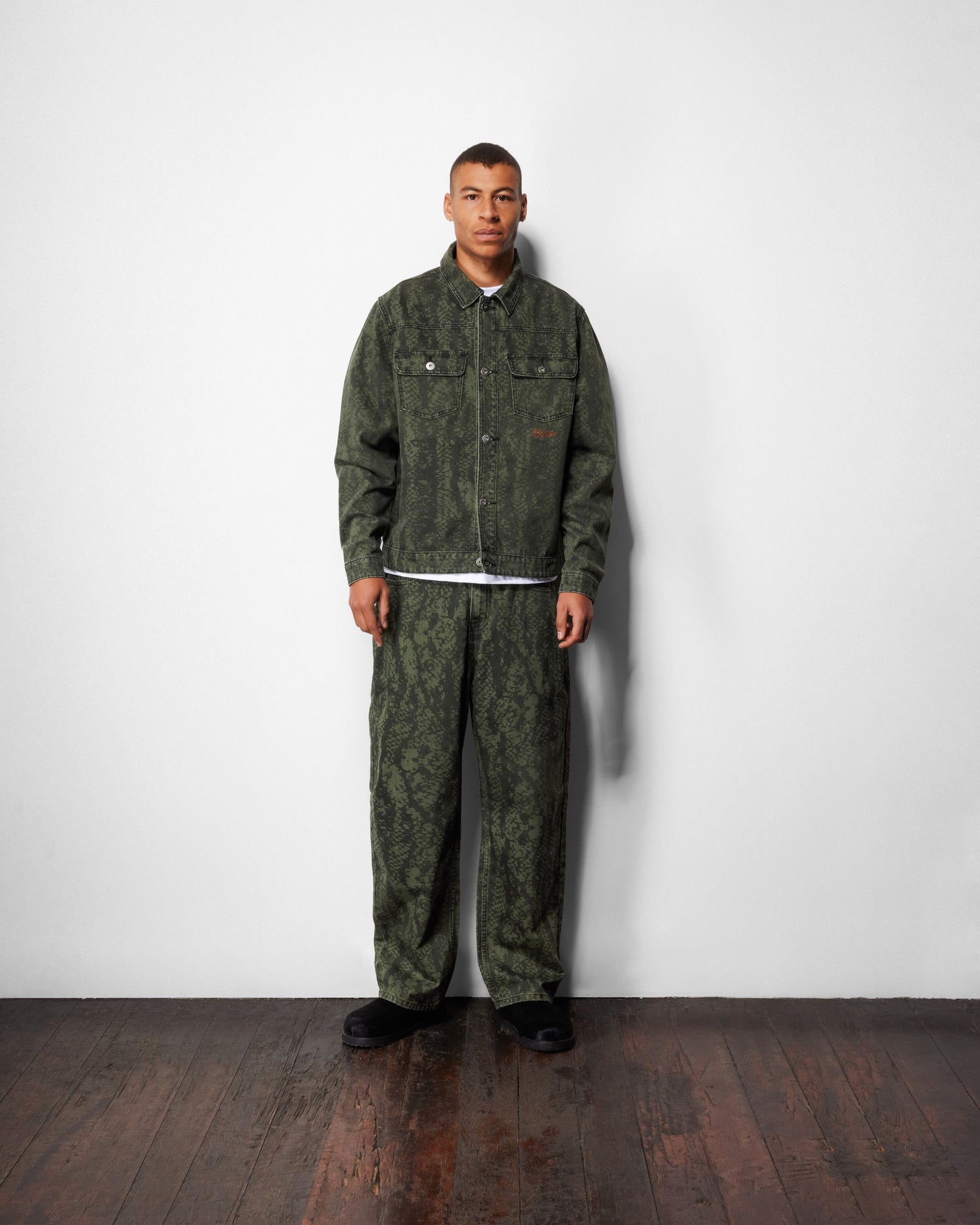 Garage Denim Jacket, Lowland Camo