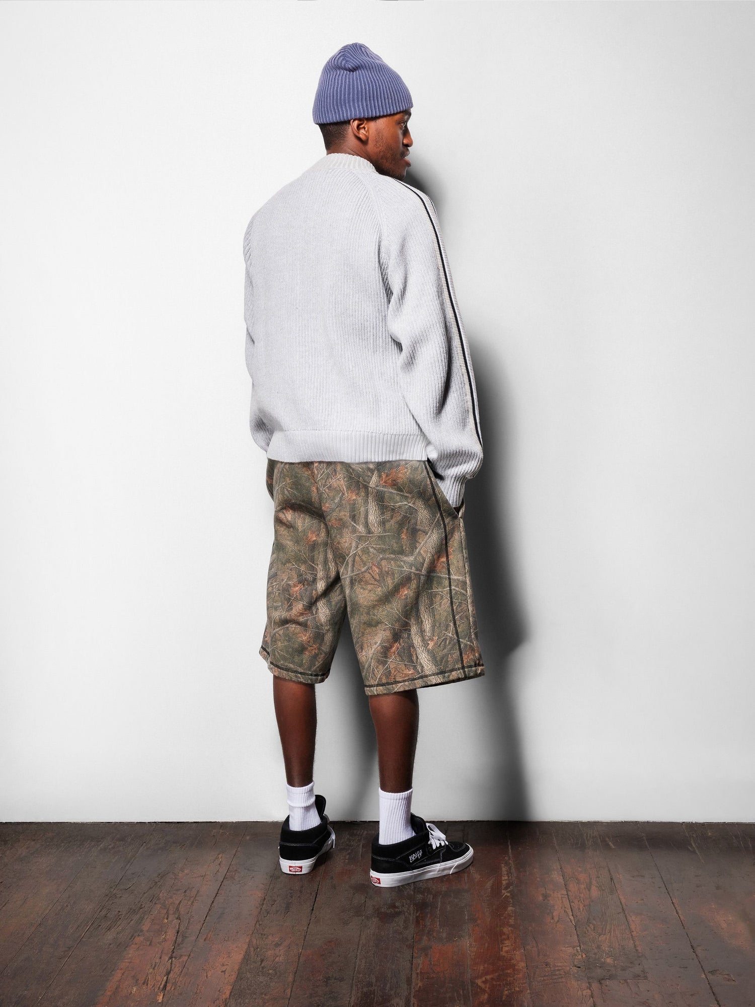 Club Zip-Thru Knit, Ash
