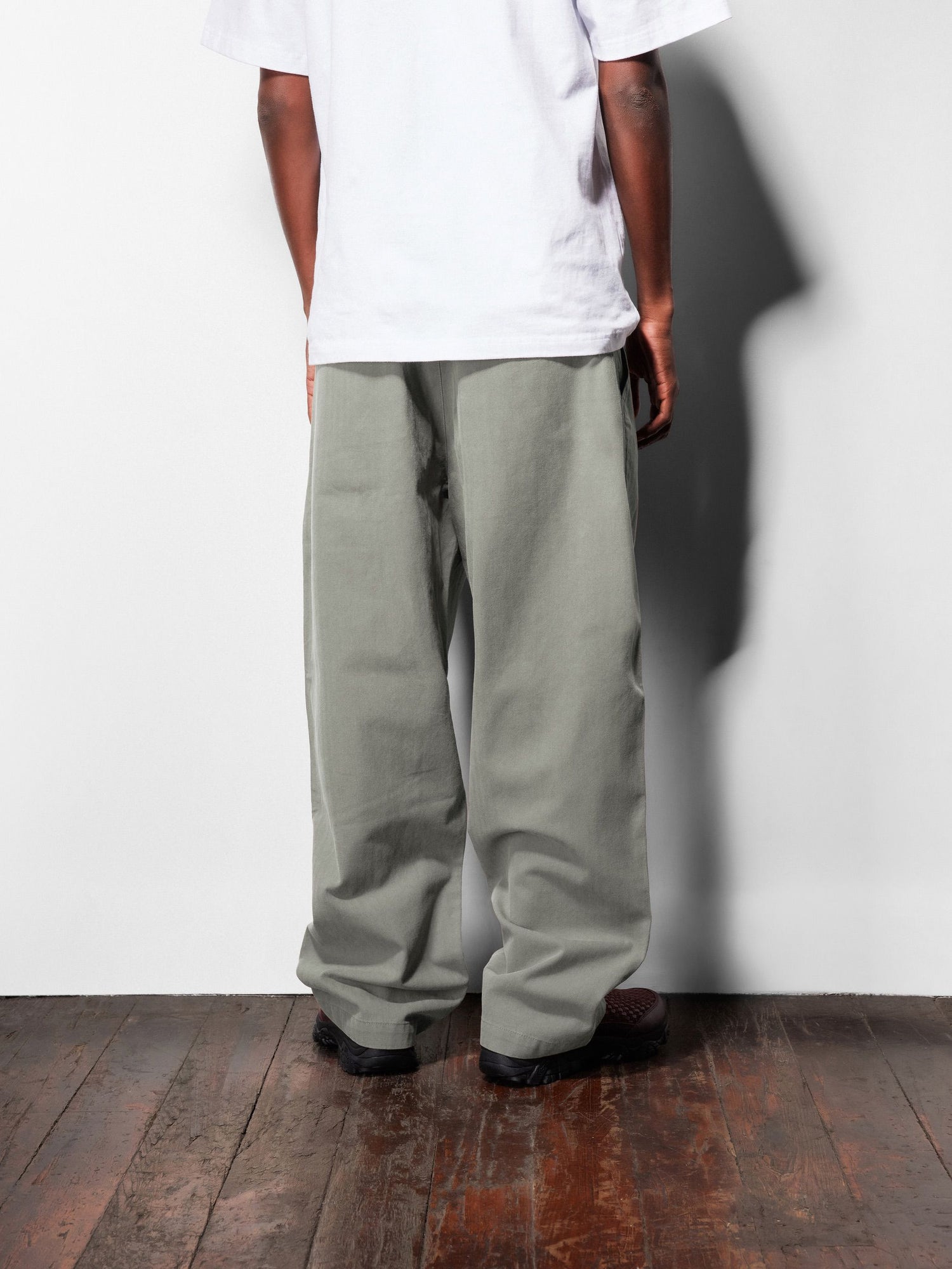 Pleated Trousers, Washed Fatigue