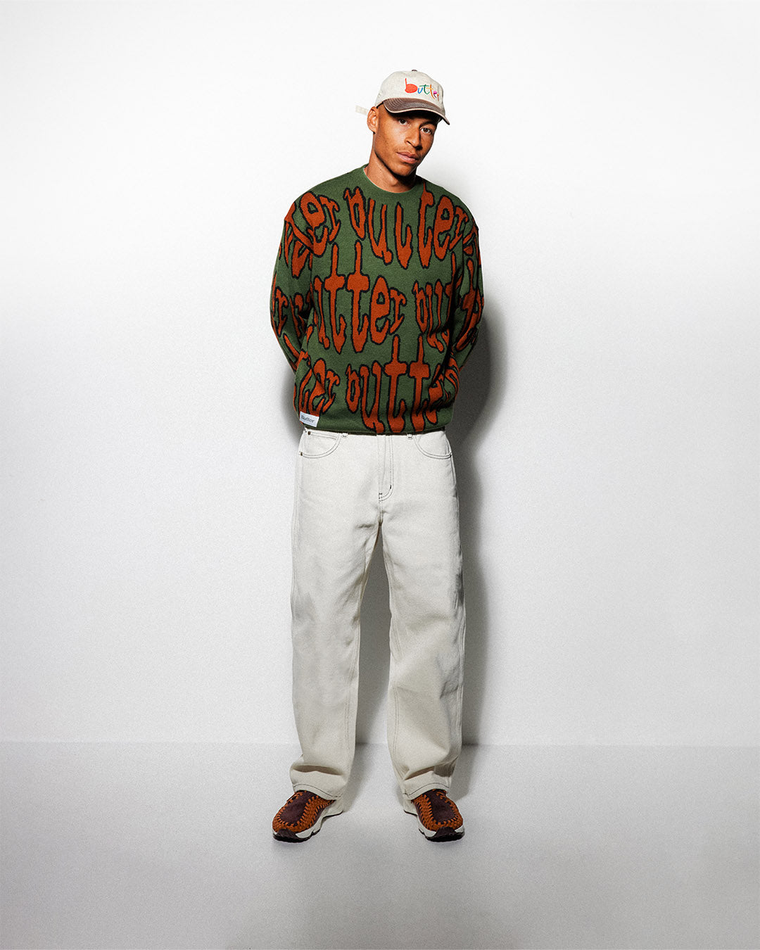 Frenzy Knit Sweater, Fatigue