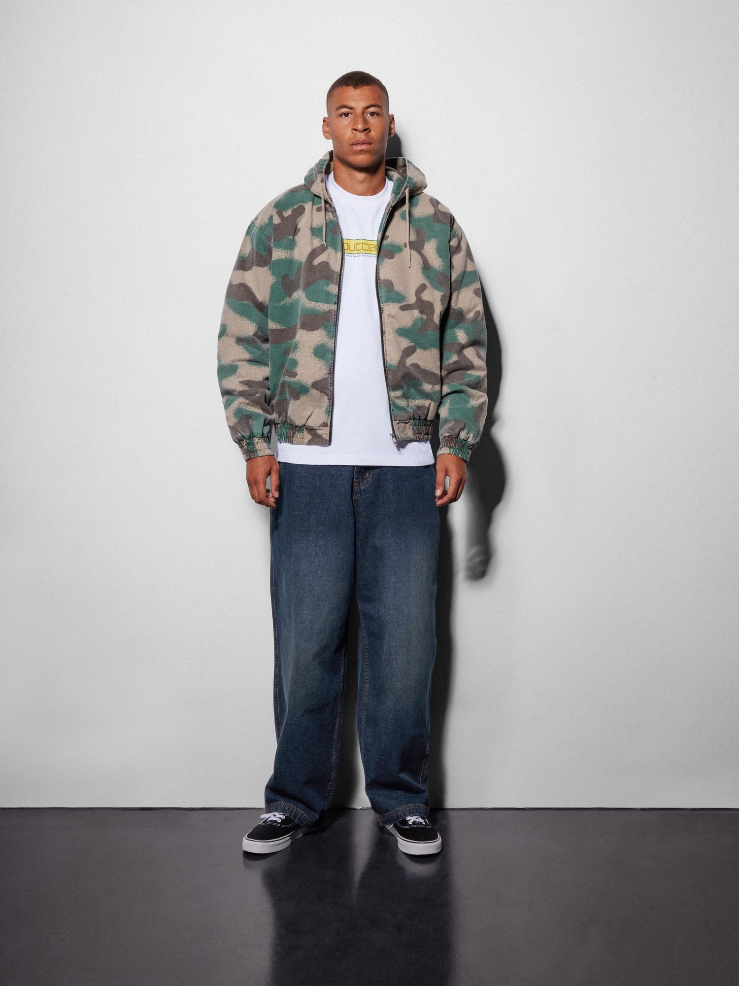 Insulated Work Jacket, Spray Camo