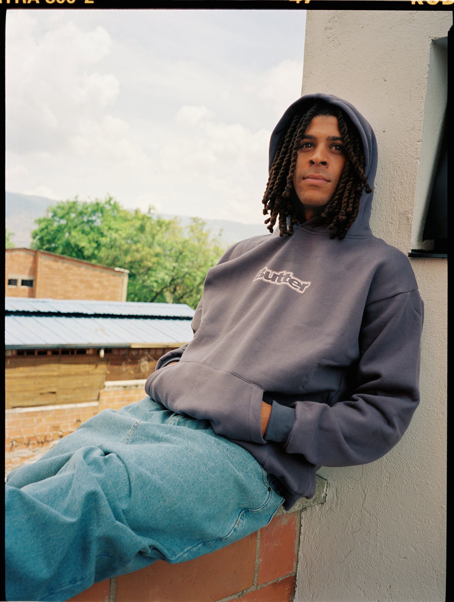 Radiant Logo Pullover Hood, Slate