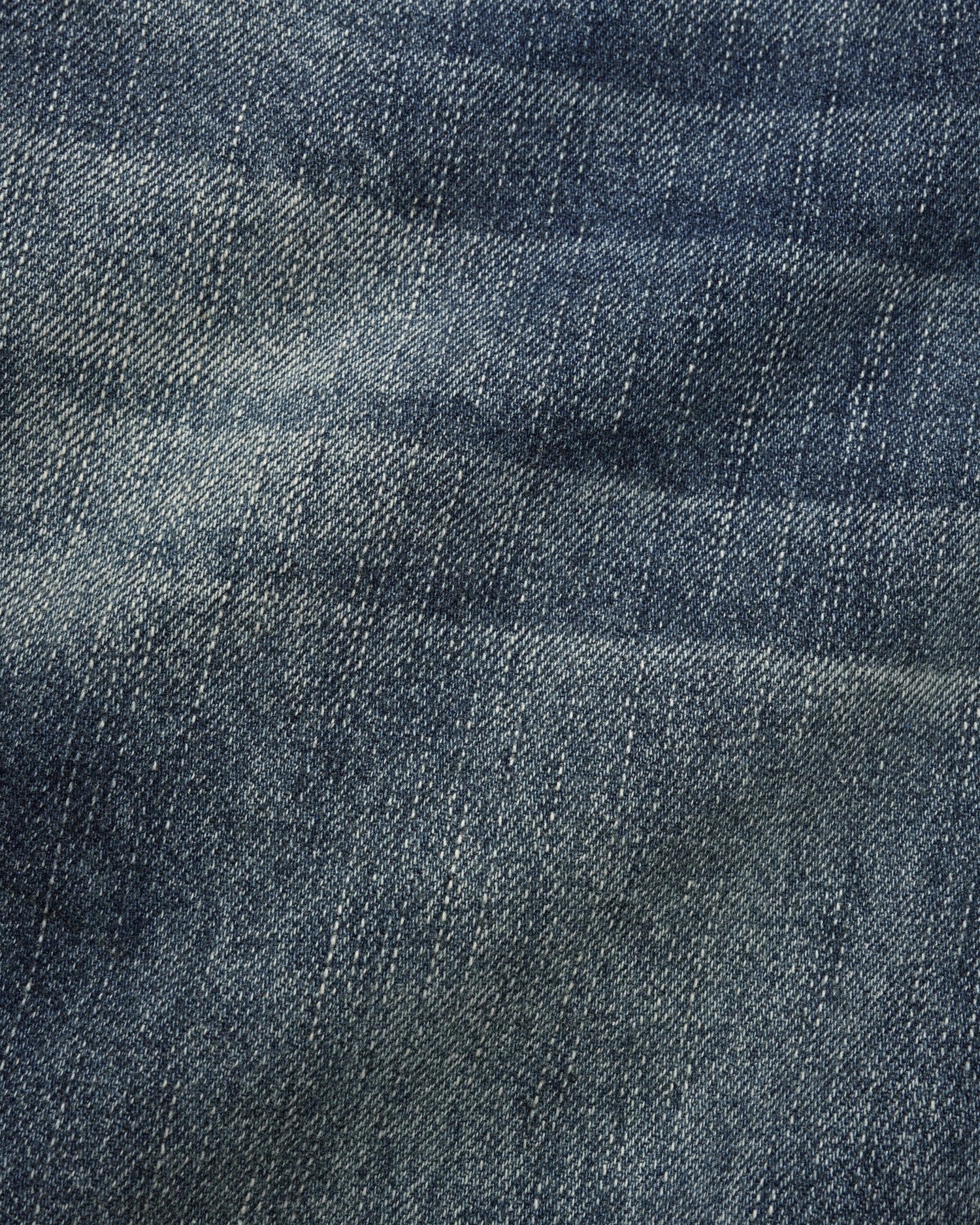 Relaxed Denim Jeans, Distressed Blue