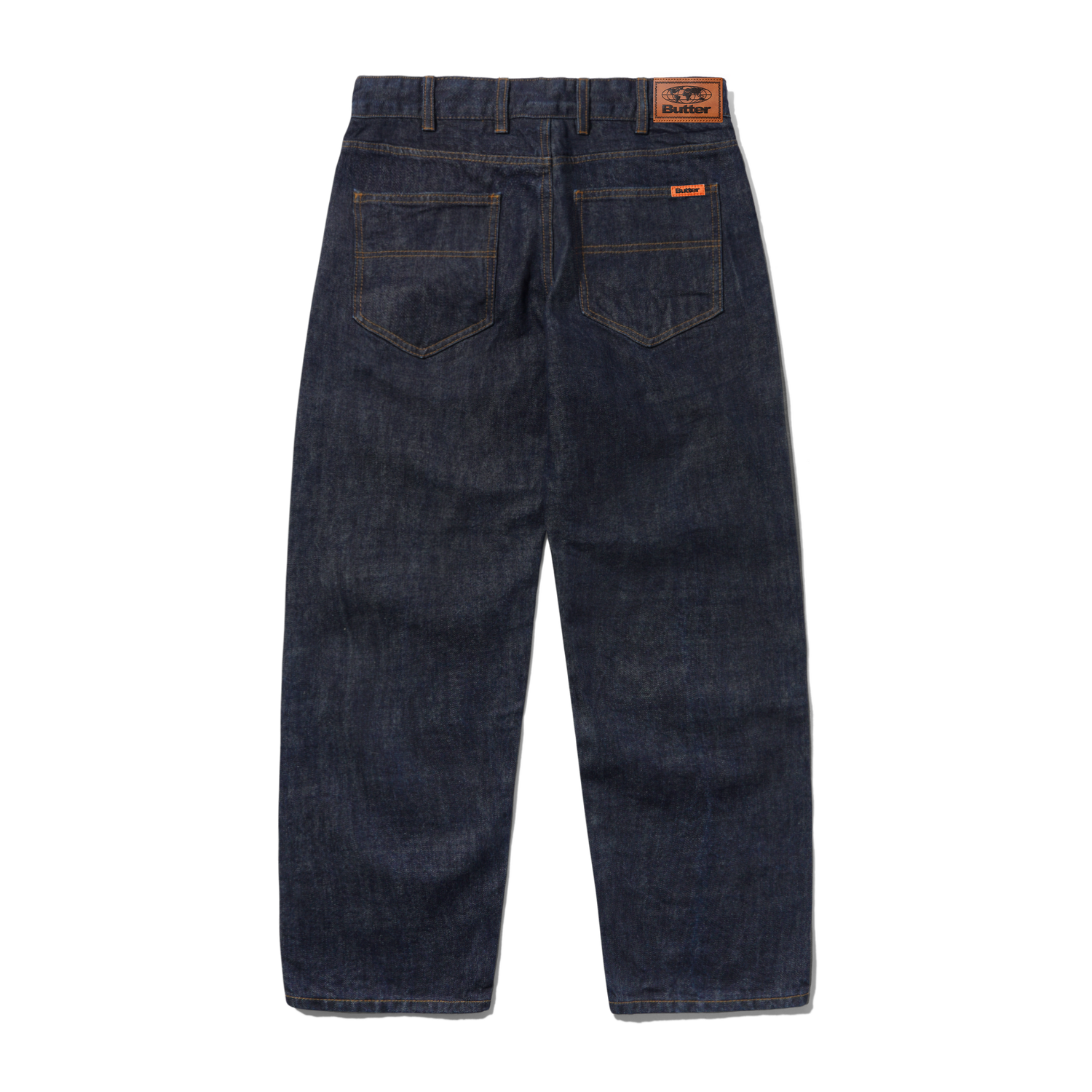 Relaxed Denim Jeans, Selvedge Blue