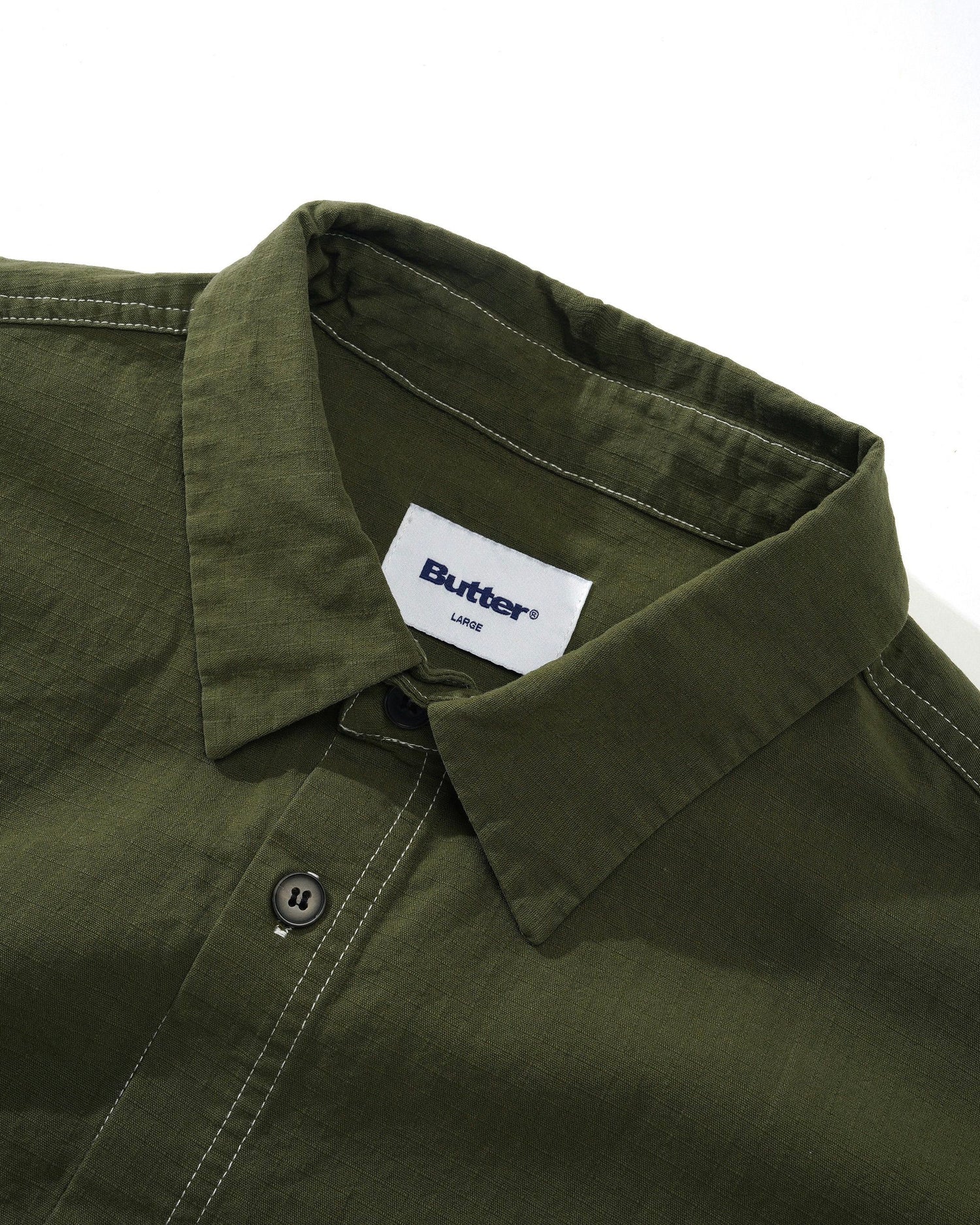 Ripstop Button Up Shirt, Army