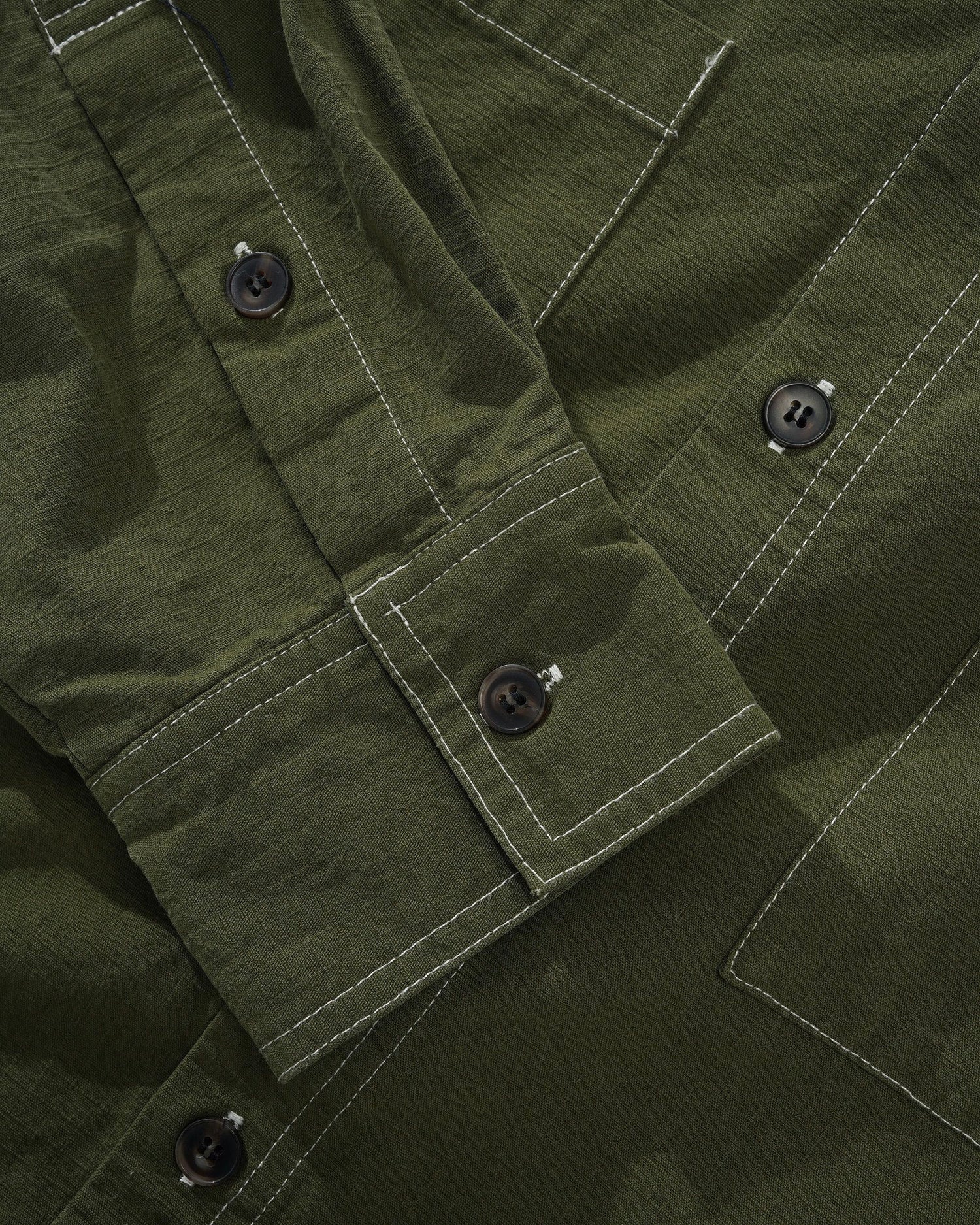 Ripstop Button Up Shirt, Army