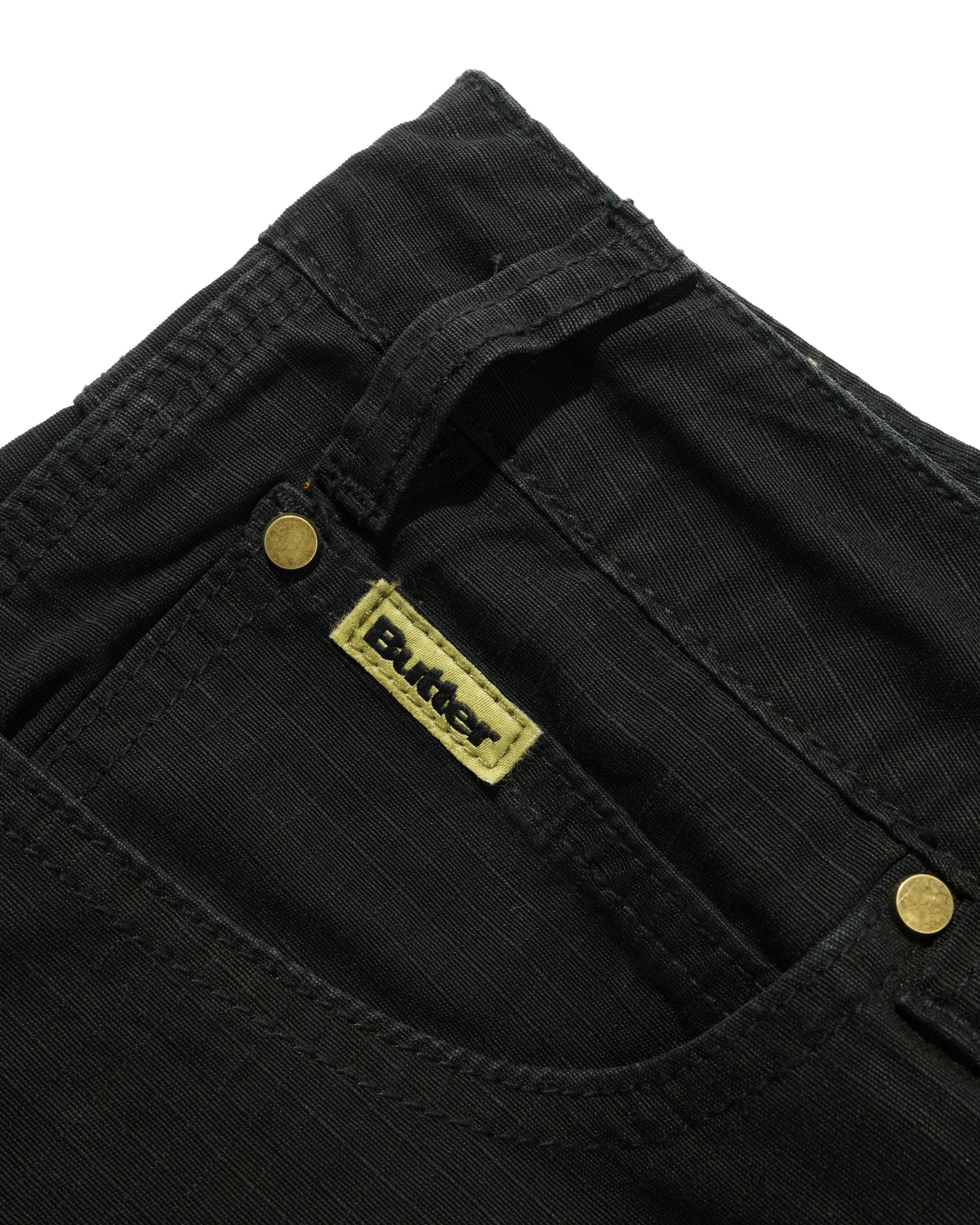 Ripstop Carpenter Pants, Black