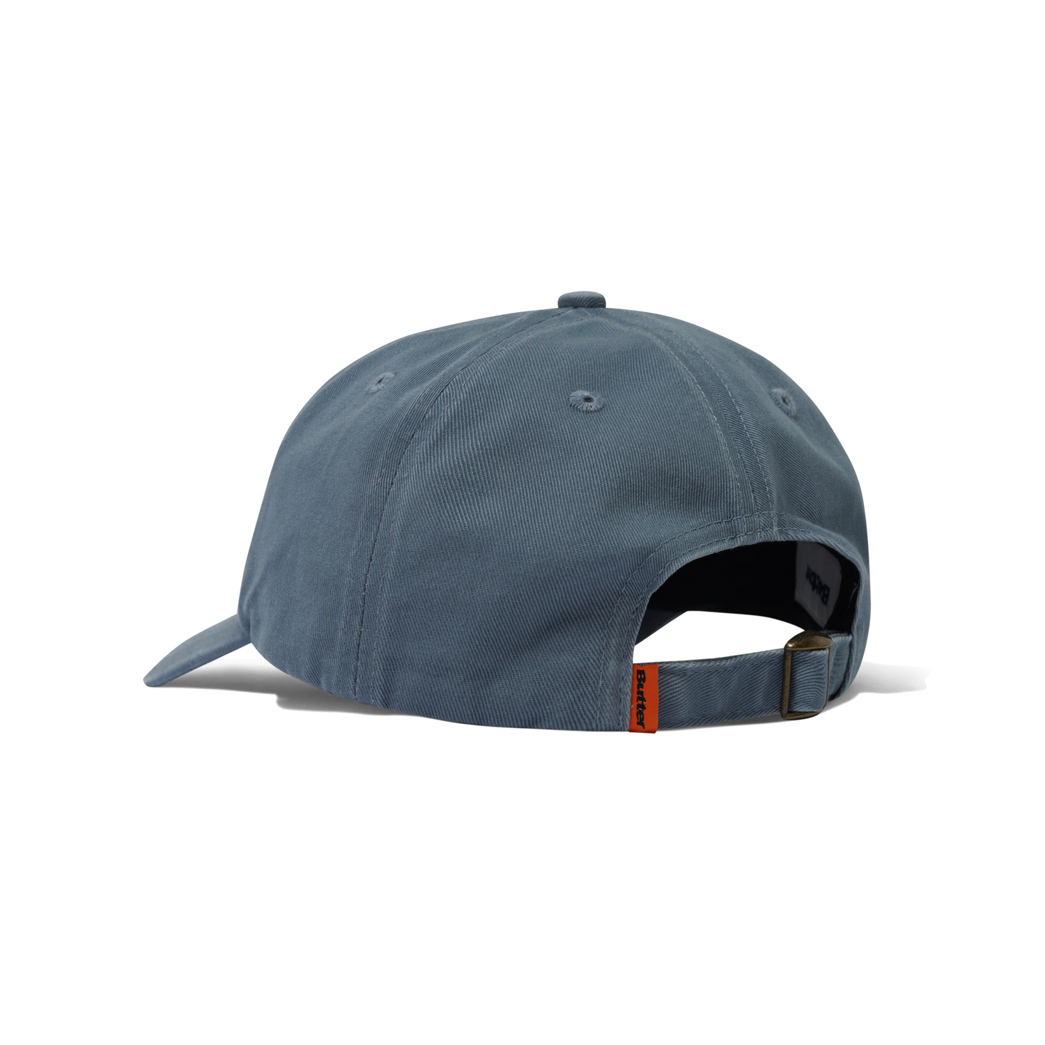 Rounded Logo 6 Panel Cap, Washed Ocean