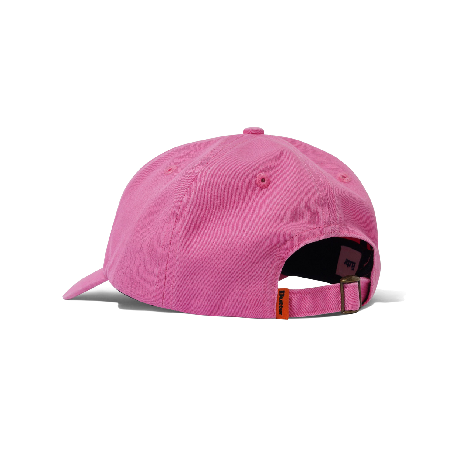 Rounded Logo 6 Panel Cap, Washed Pink