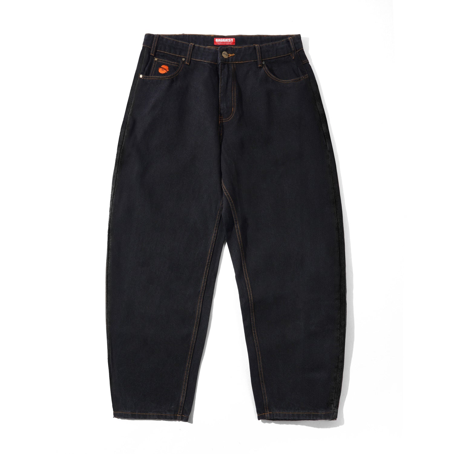 Santosuosso Denim Jeans, Stonewash Black