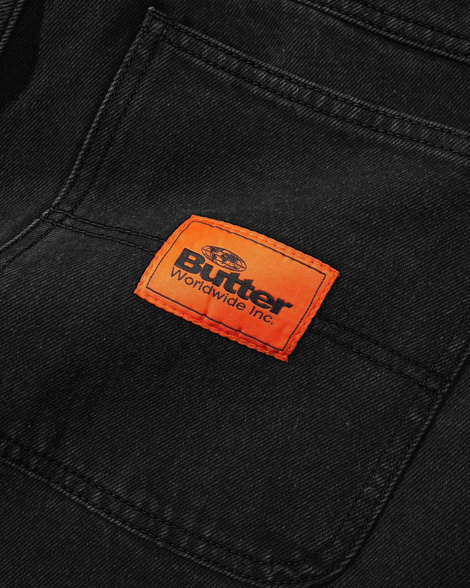 Santosuosso Denim Jeans, Washed Black