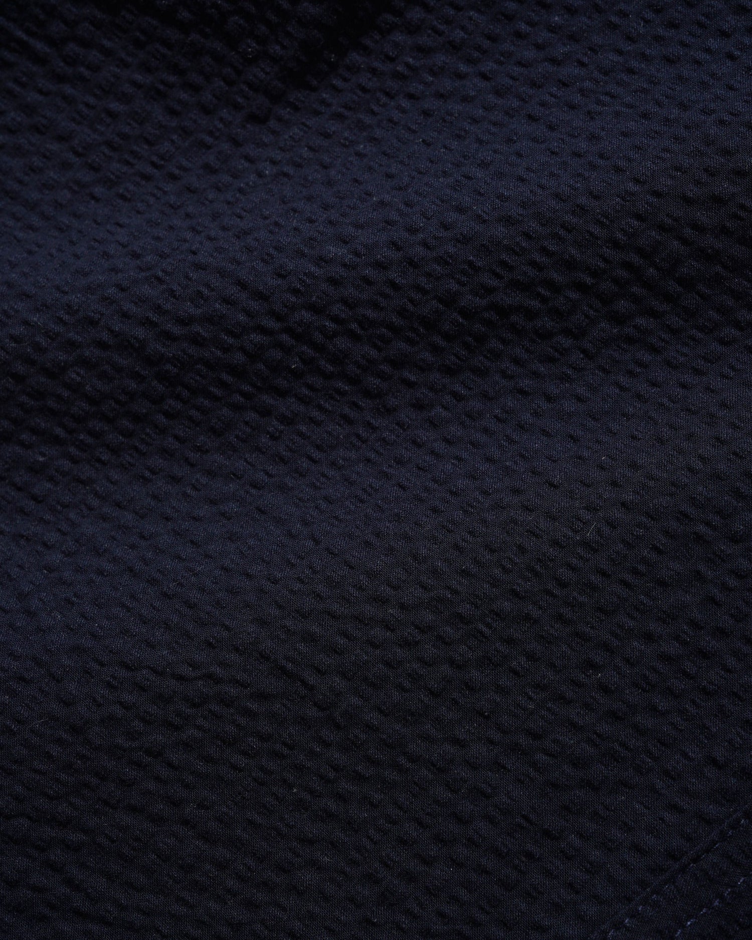 Seersucker Pleated Shorts, Overdyed Navy