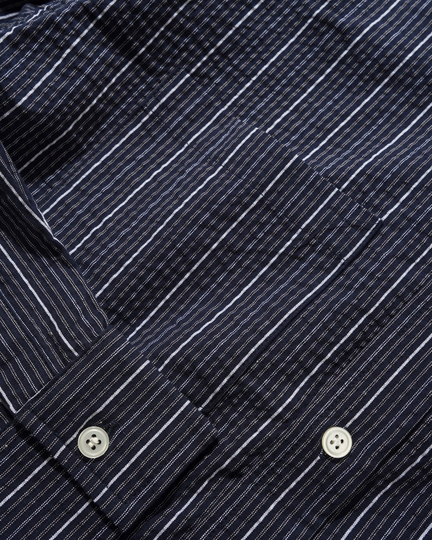 Seersucker Shirt, Navy