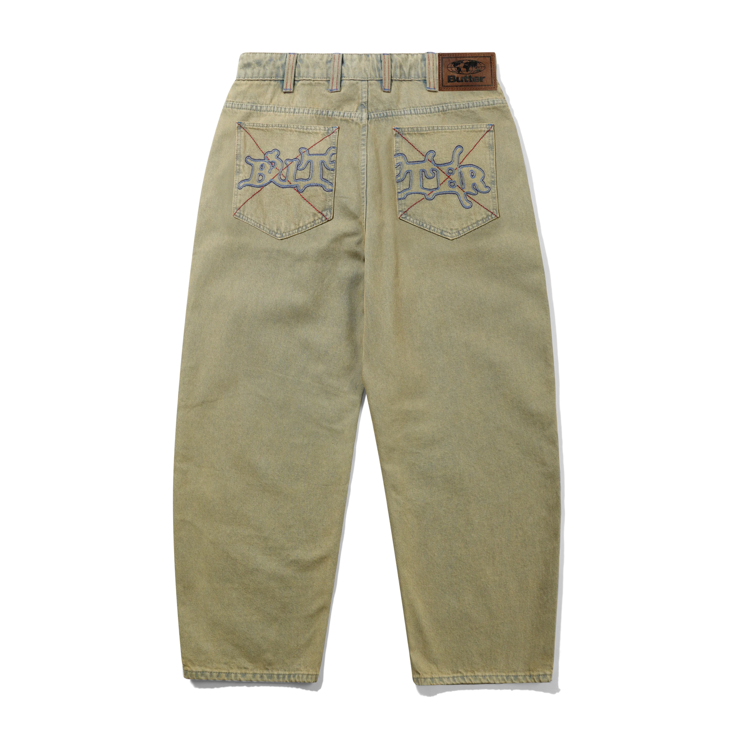Serif Baggy Denim Jeans, Sunfade Blue