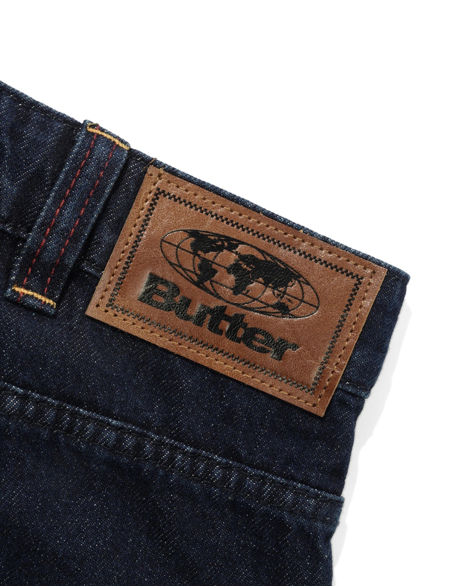 Serif Baggy Denim Jeans, Worn Dark Indigo