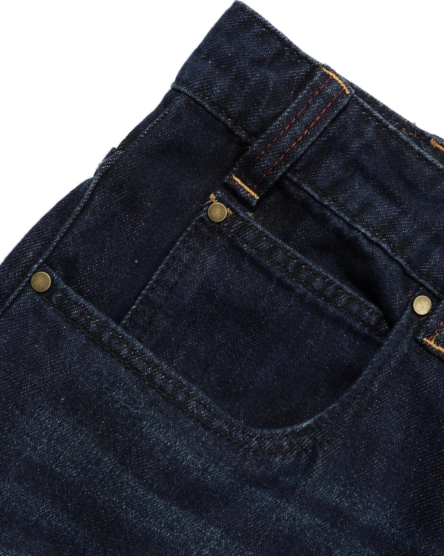 Serif Baggy Denim Shorts, Worn Dark Indigo