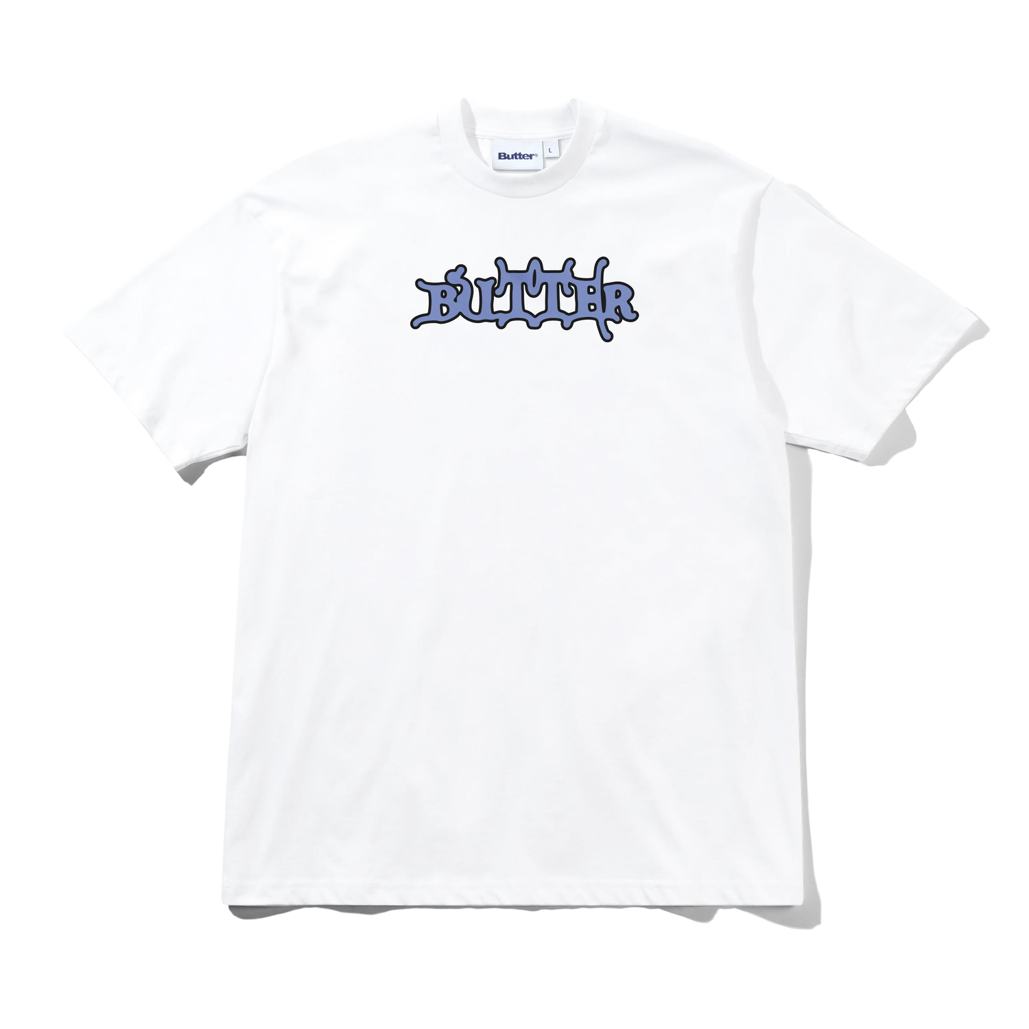 Serif Tee, White