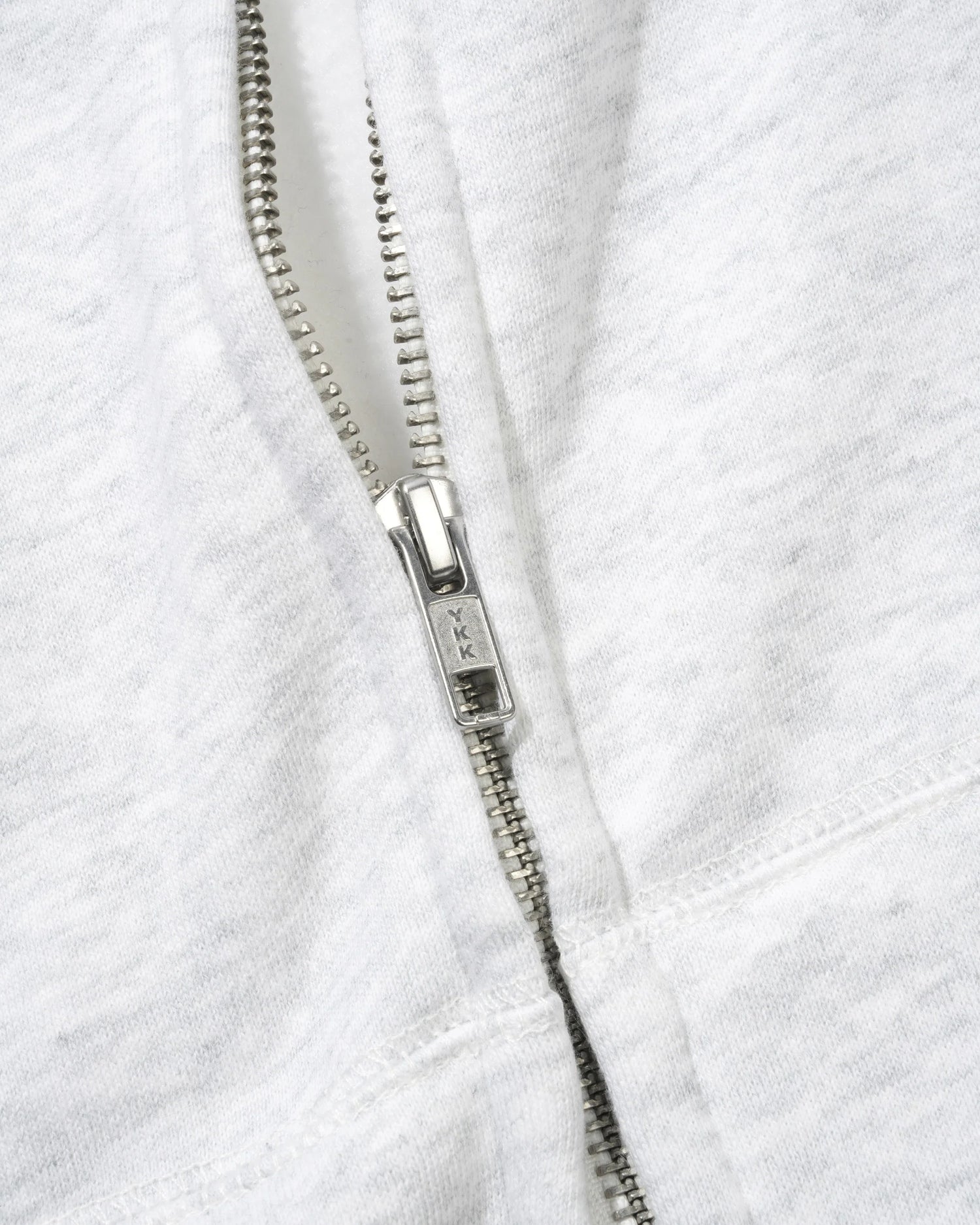 Serif Zip-Thru Hood, Ash