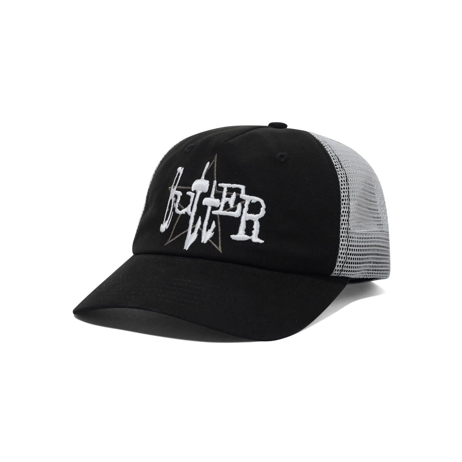 Sigil Trucker Cap, Washed Black